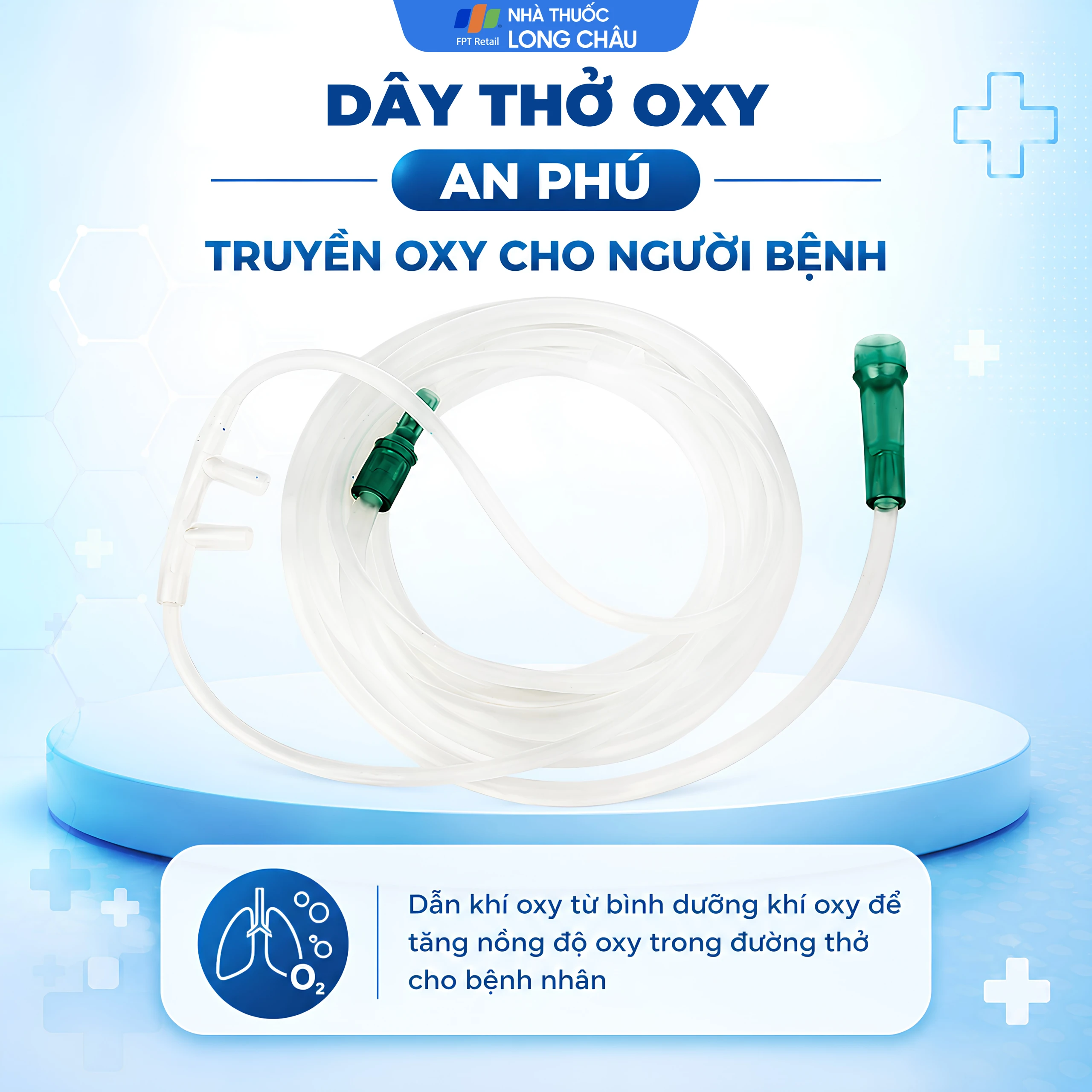 Dây thở oxy An Phú truyền oxy cho người bệnh 2