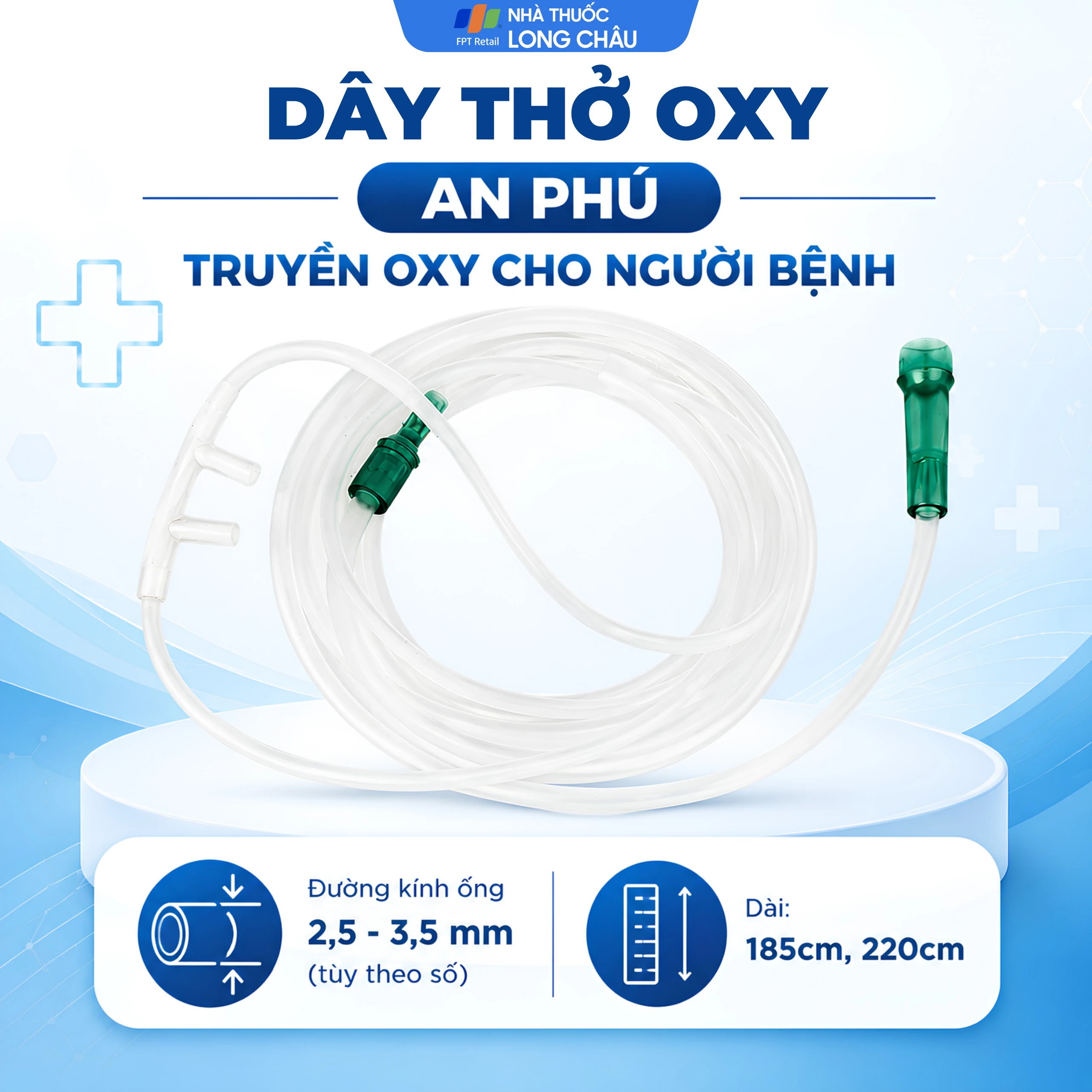 Dây thở oxy An Phú truyền oxy cho người bệnh 4