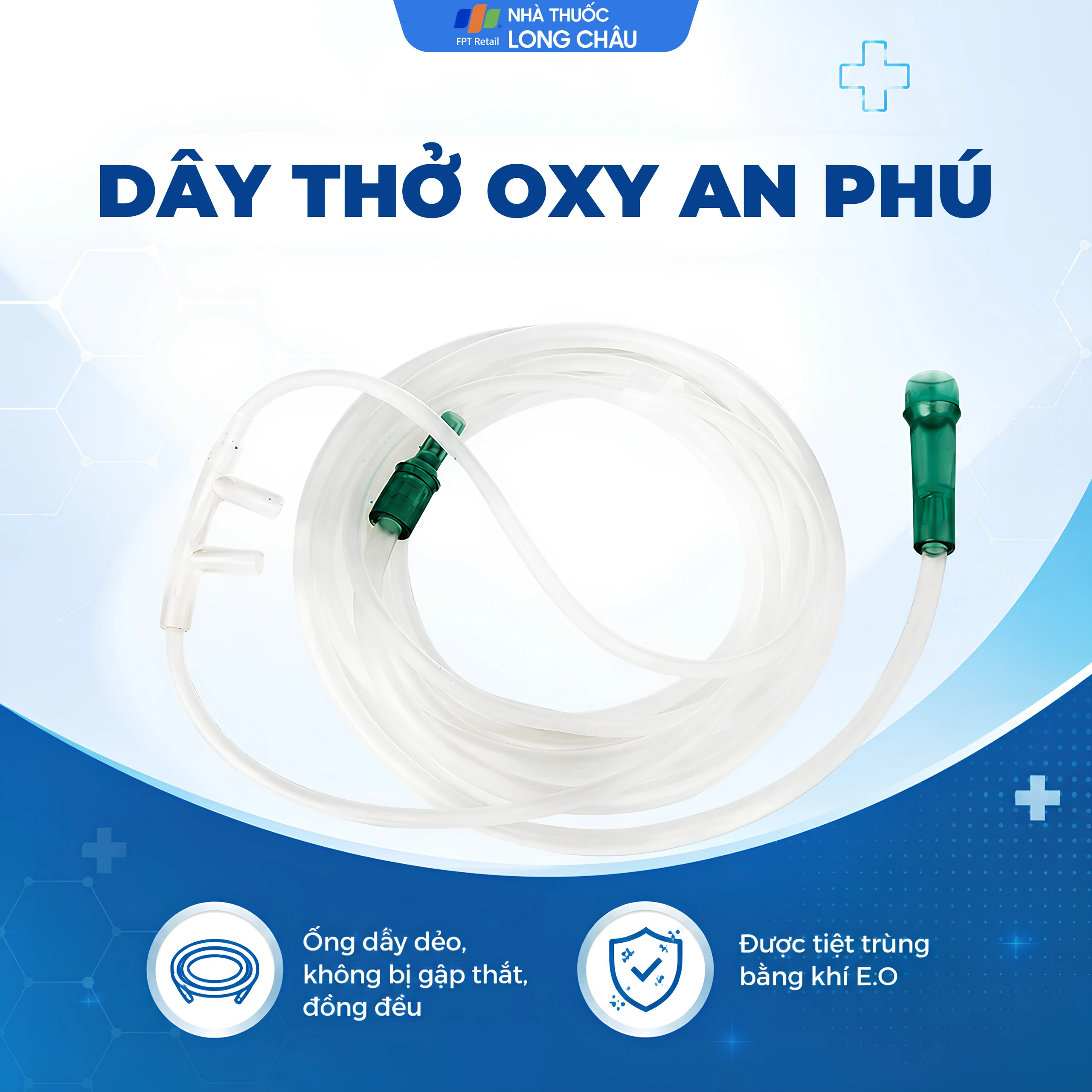 Dây thở oxy An Phú truyền oxy cho người bệnh 3