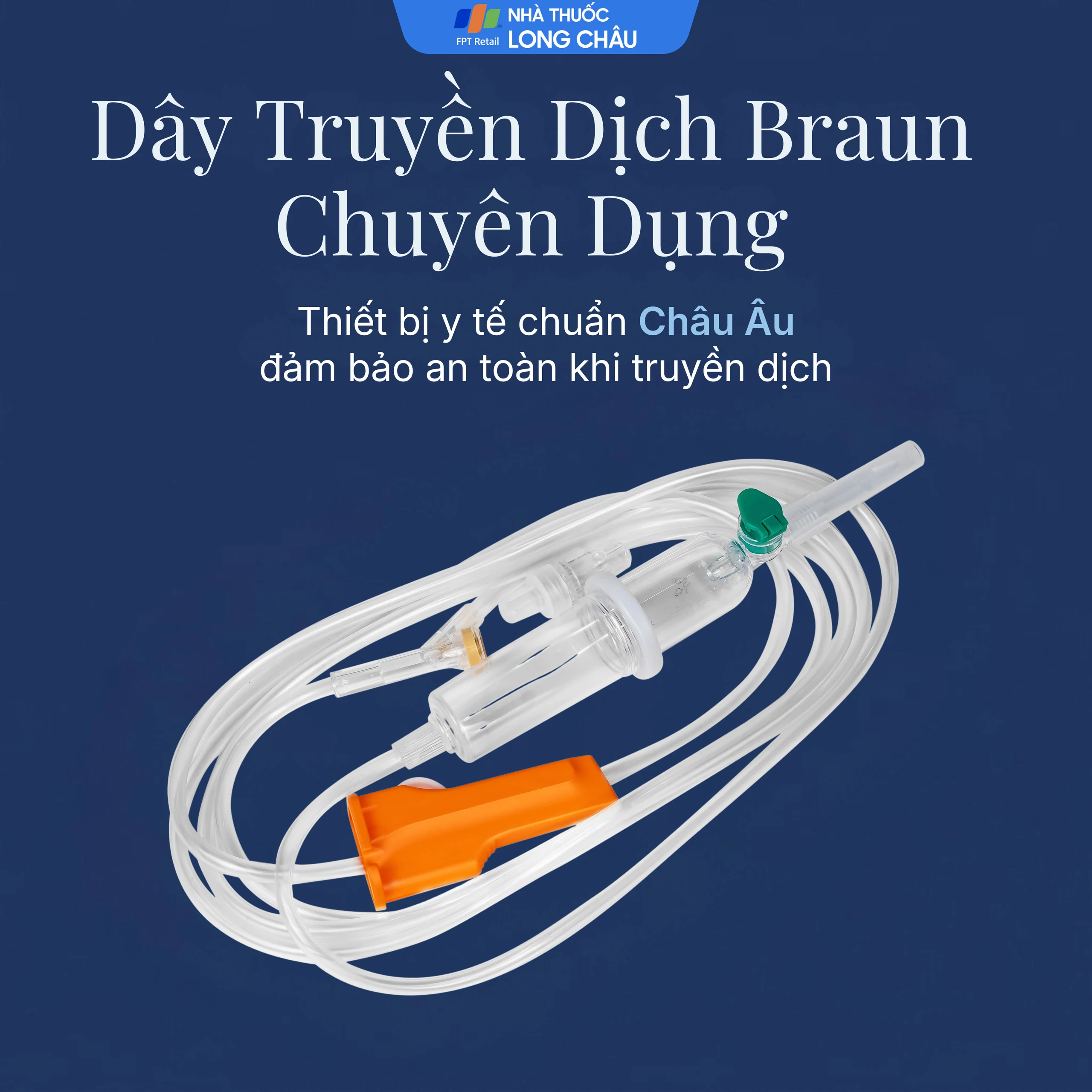 Dây truyền Braun dùng truyền dịch, truyền thuốc cho người bệnh (10 cái) 2