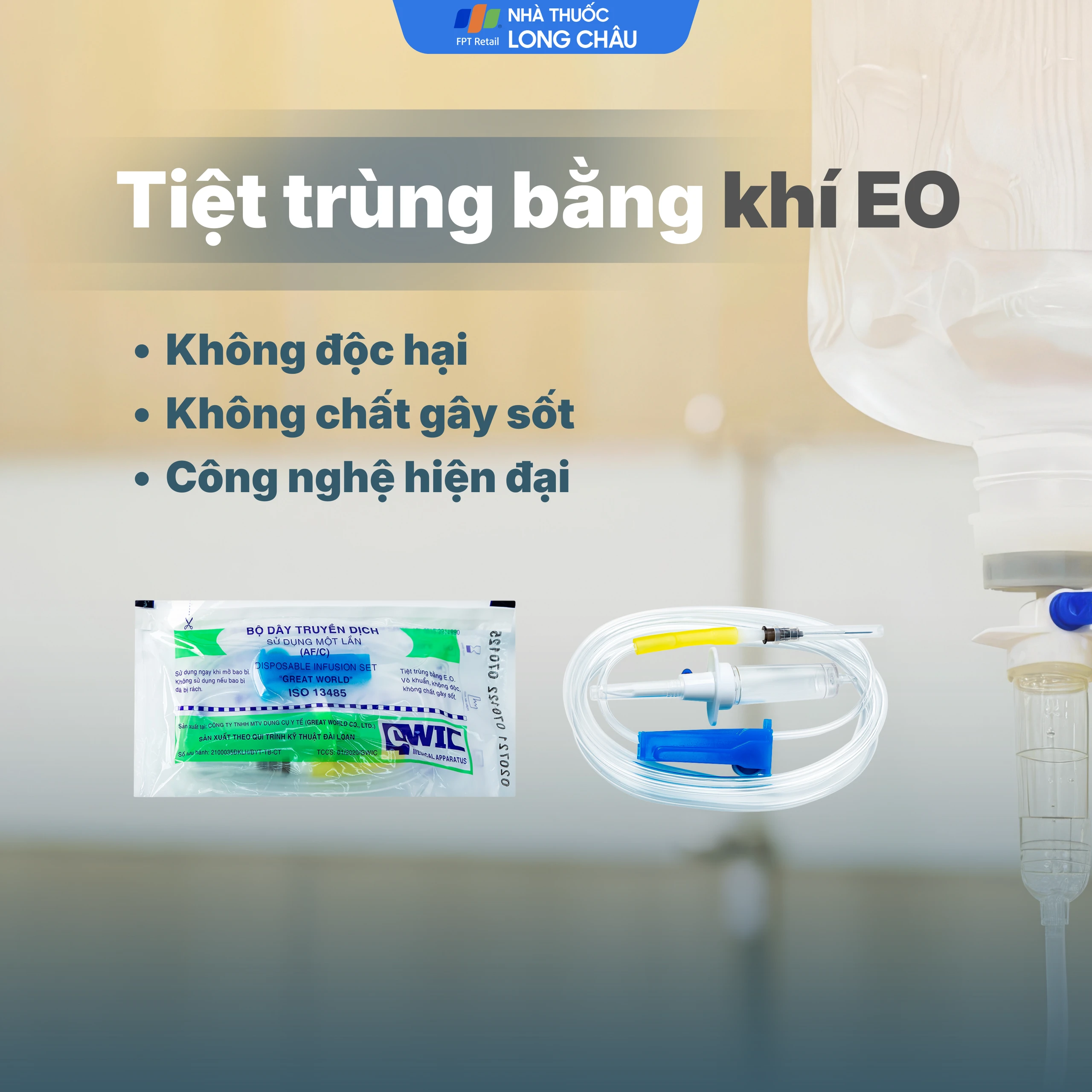Bộ dây truyền dịch AF/C Great World (10 cái) 4