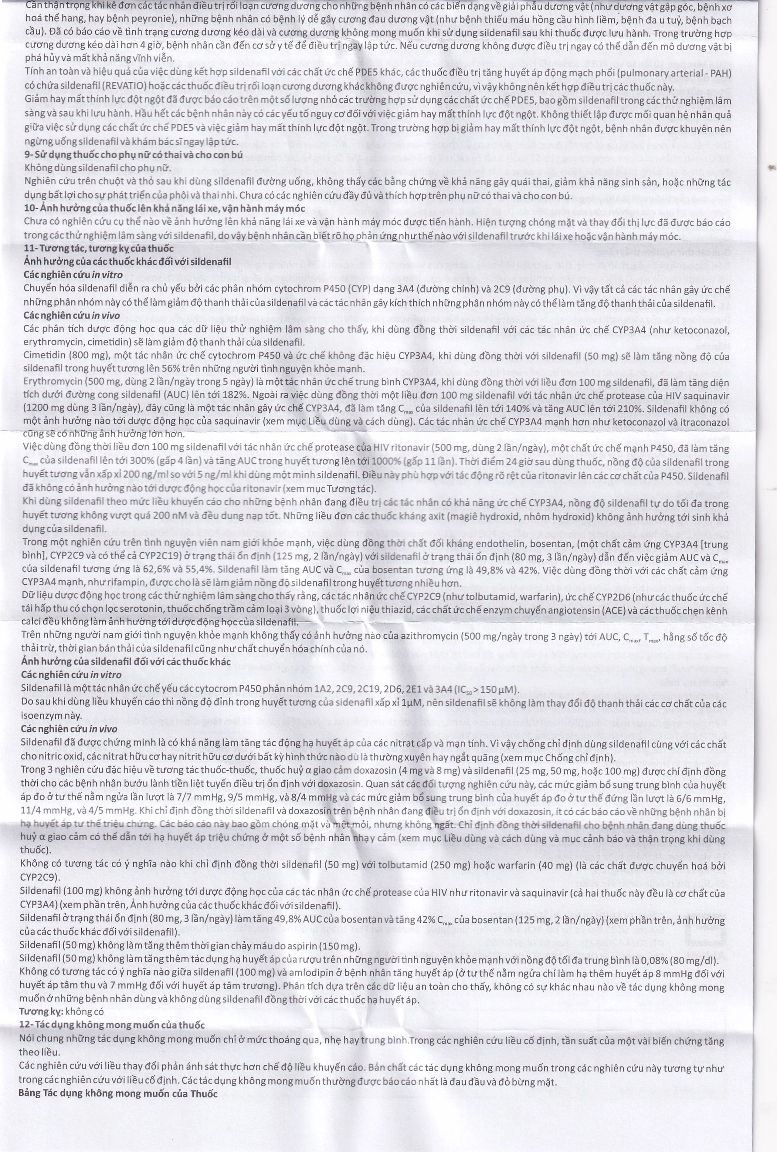 Thuốc Daygra 50 Abbott điều trị rối loạn cương dương (4 viên)