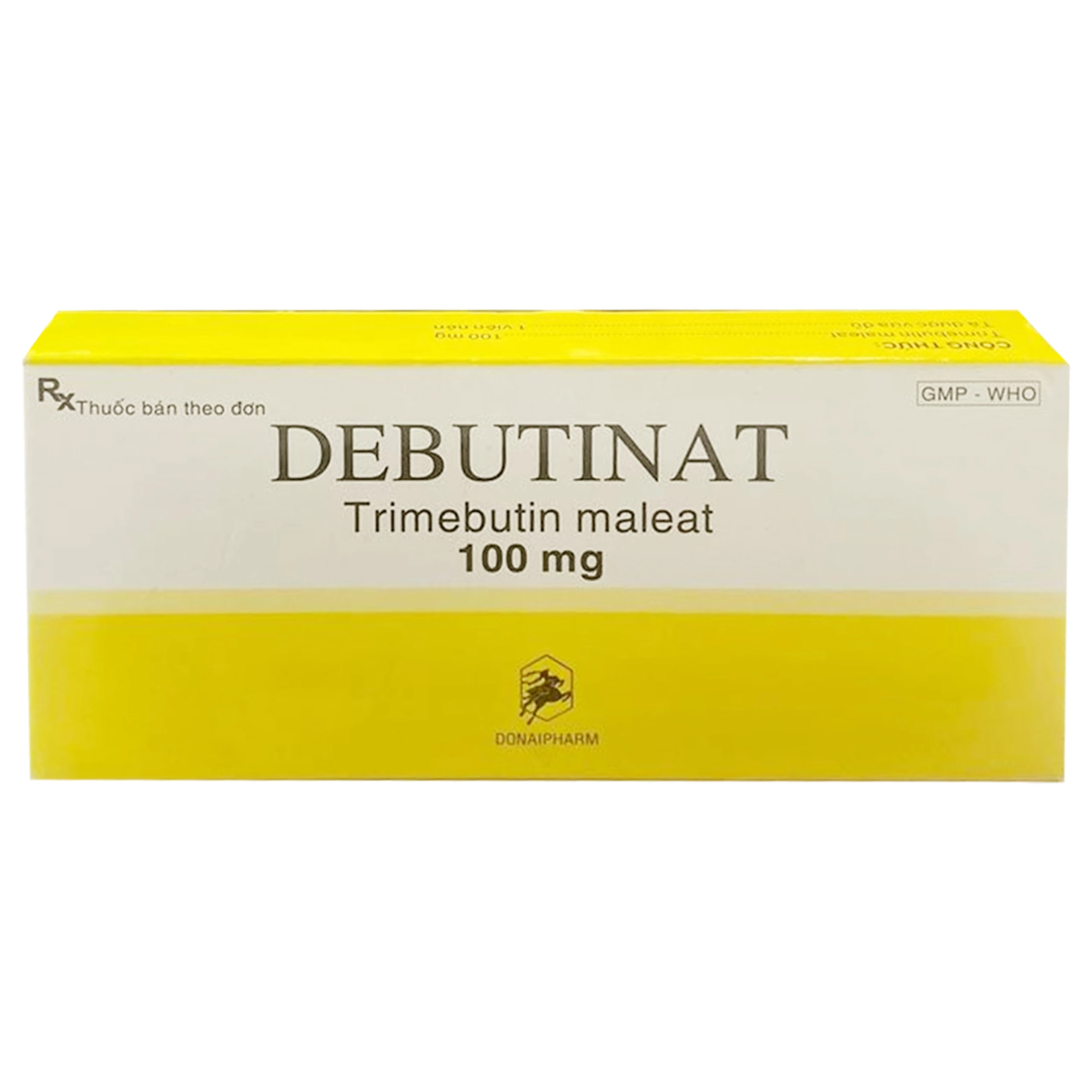 Thuốc Debutinat 100mg Donaipharm điều trị rối loạn tiêu hóa (2 vỉ x 10 viên)