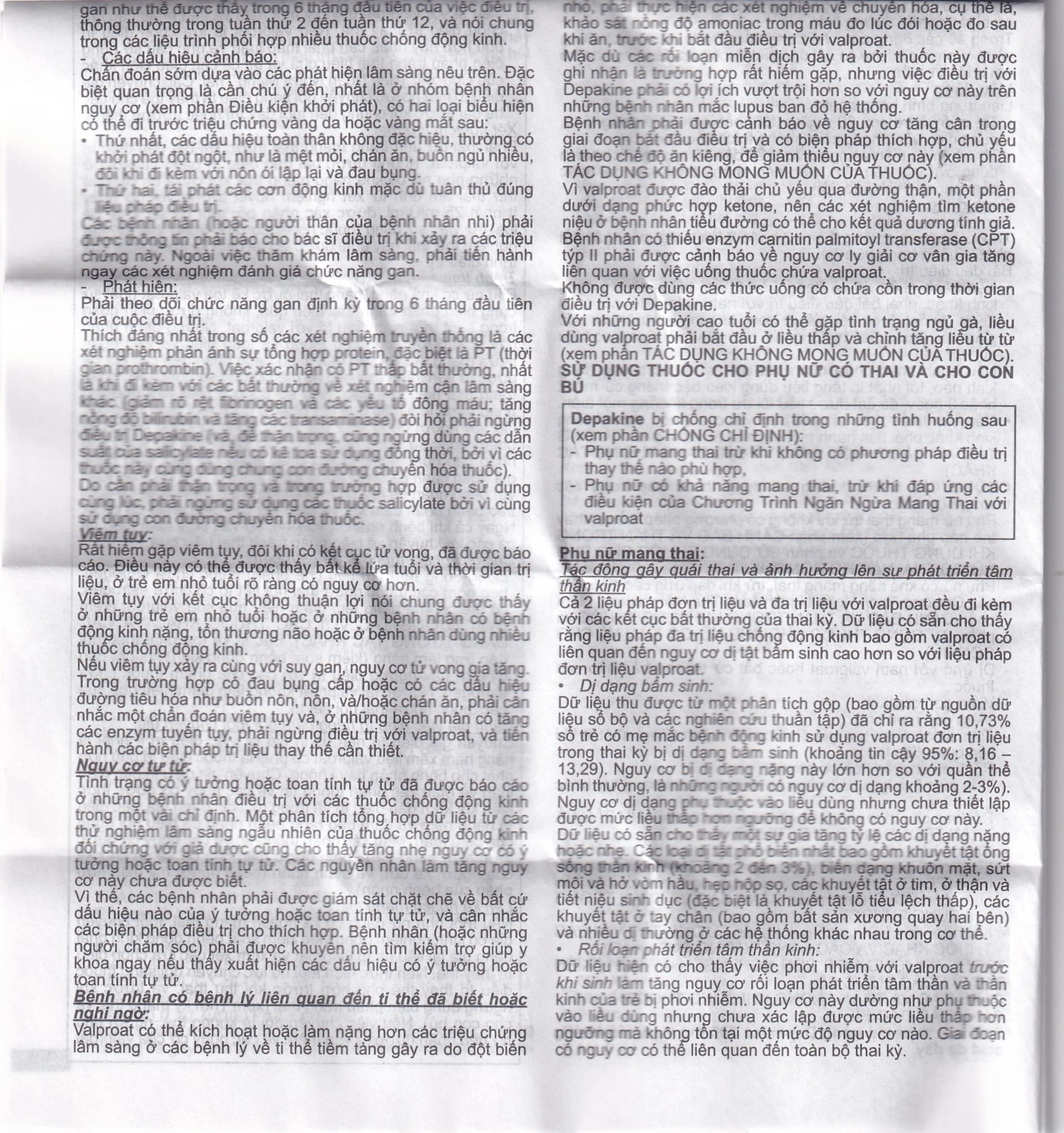 Thuốc Depakine 200mg Sanofi điều trị động kinh (40 viên)