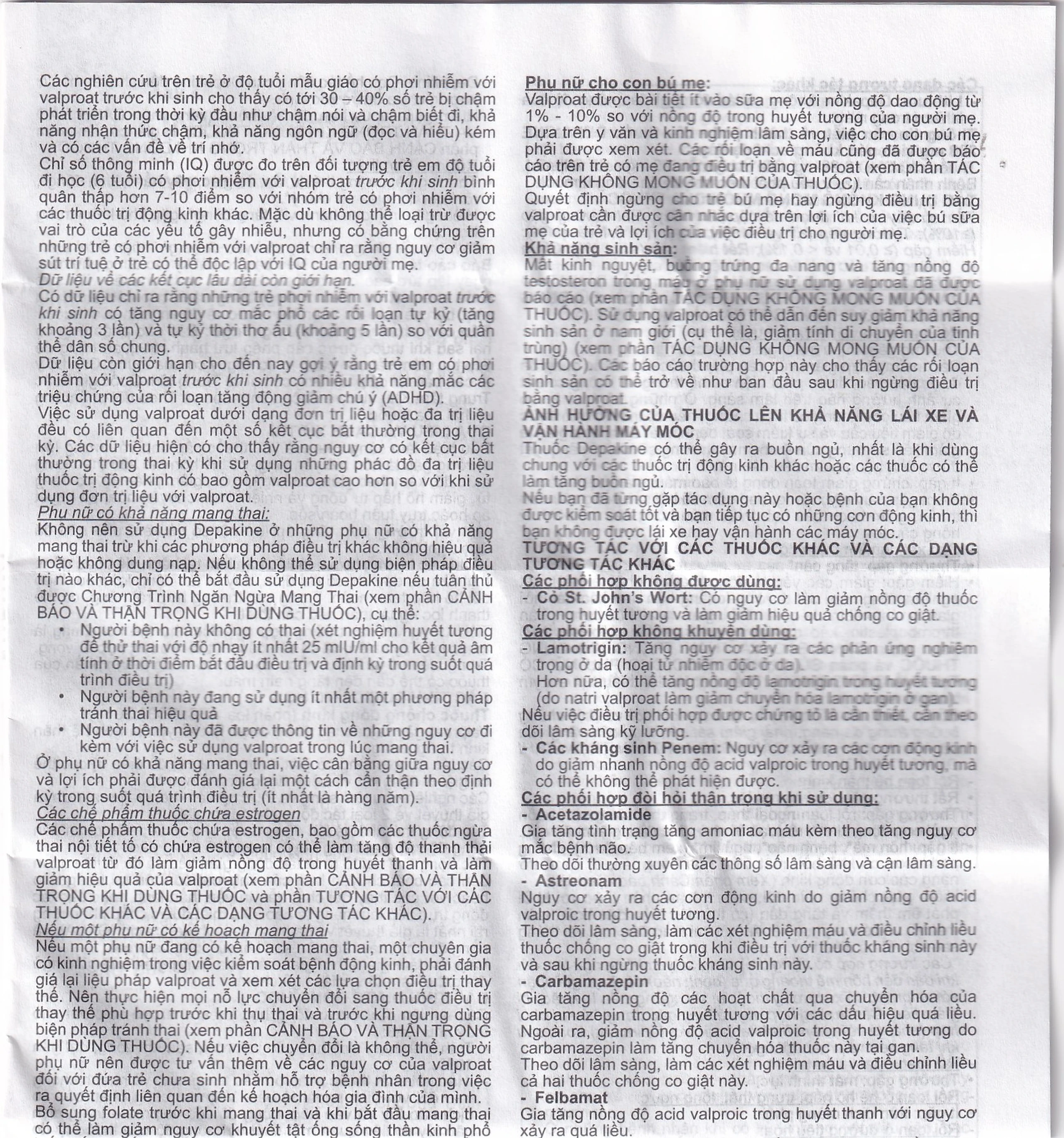 Thuốc Depakine 200mg Sanofi điều trị động kinh (40 viên)