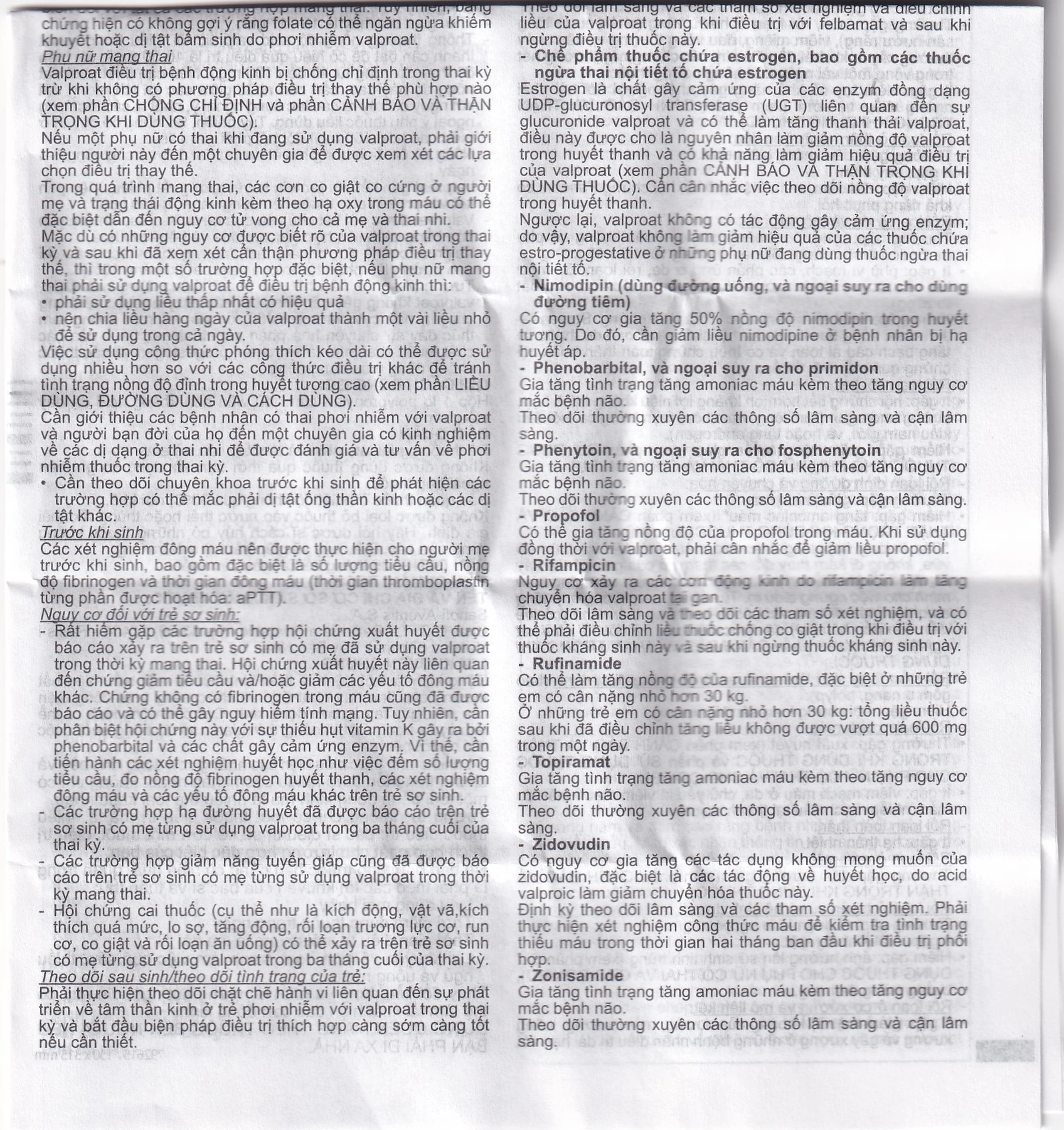 Thuốc Depakine 200mg Sanofi điều trị động kinh (40 viên)