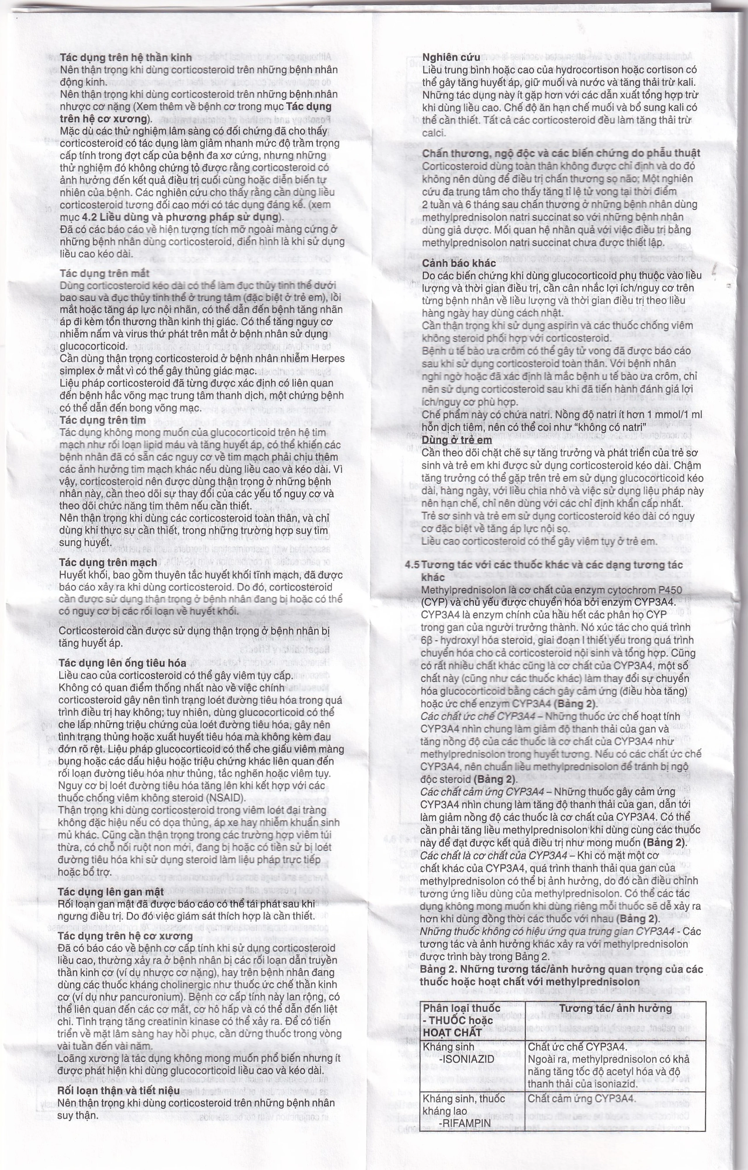 Thuốc tiêm Depo Medrol 40mg Pfizer chống viêm và điều trị các rối loạn về máu, ung thư (1 lọ x 1ml)