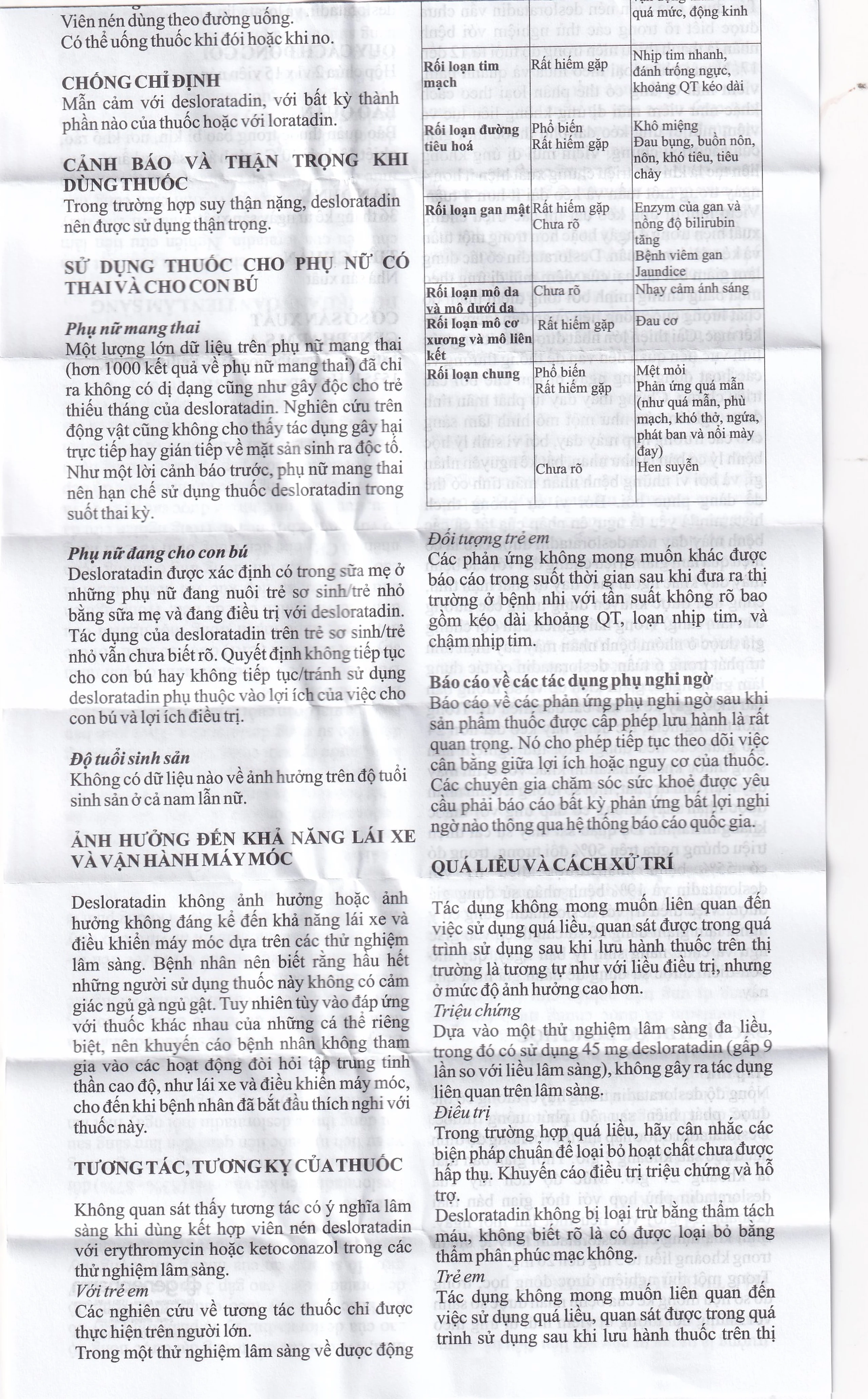 Thuốc Desloratadine 5mg Genepharm giảm các triệu chứng viêm mũi dị ứng, mày đay (2 vỉ x 15 viên)