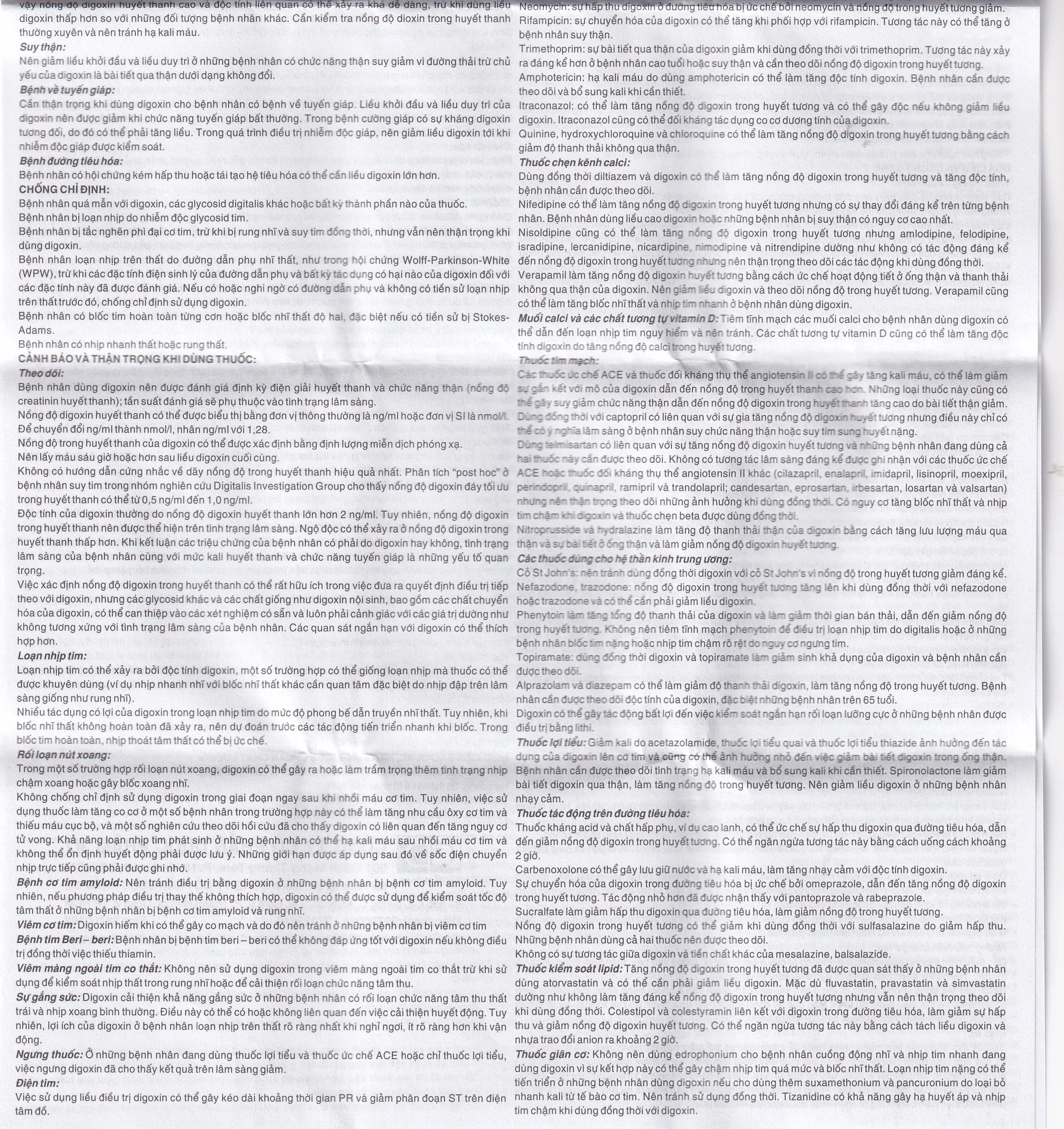 Thuốc DigoxineQualy Dược 3-2 điều trị suy tim sung huyết, rung nhỉ (1 vỉ x 30 viên)