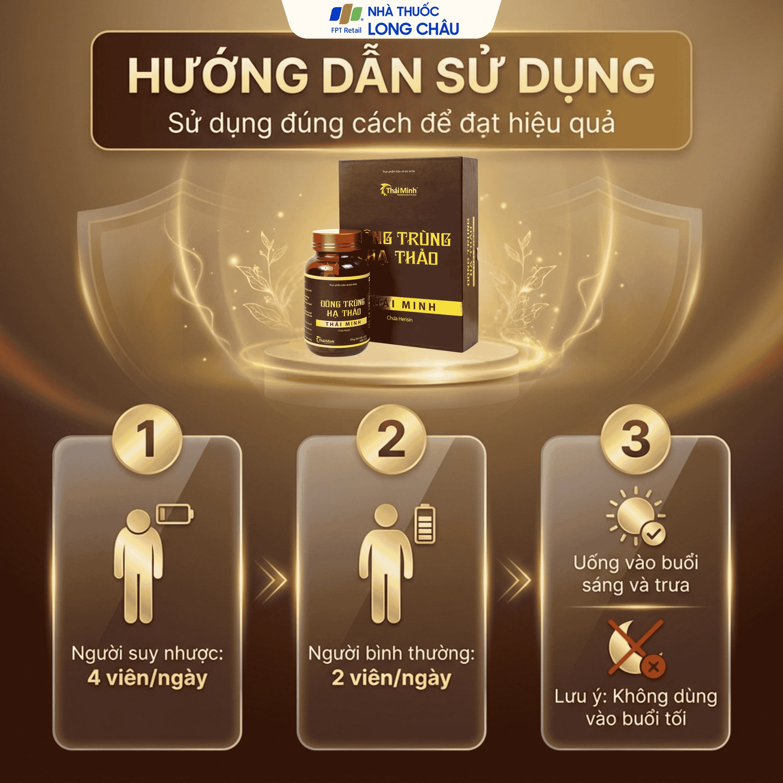 Đông Trùng Hạ Thảo Thái Minh hỗ trợ tăng cường sức khỏe, giảm mệt mỏi (30 viên) 5
