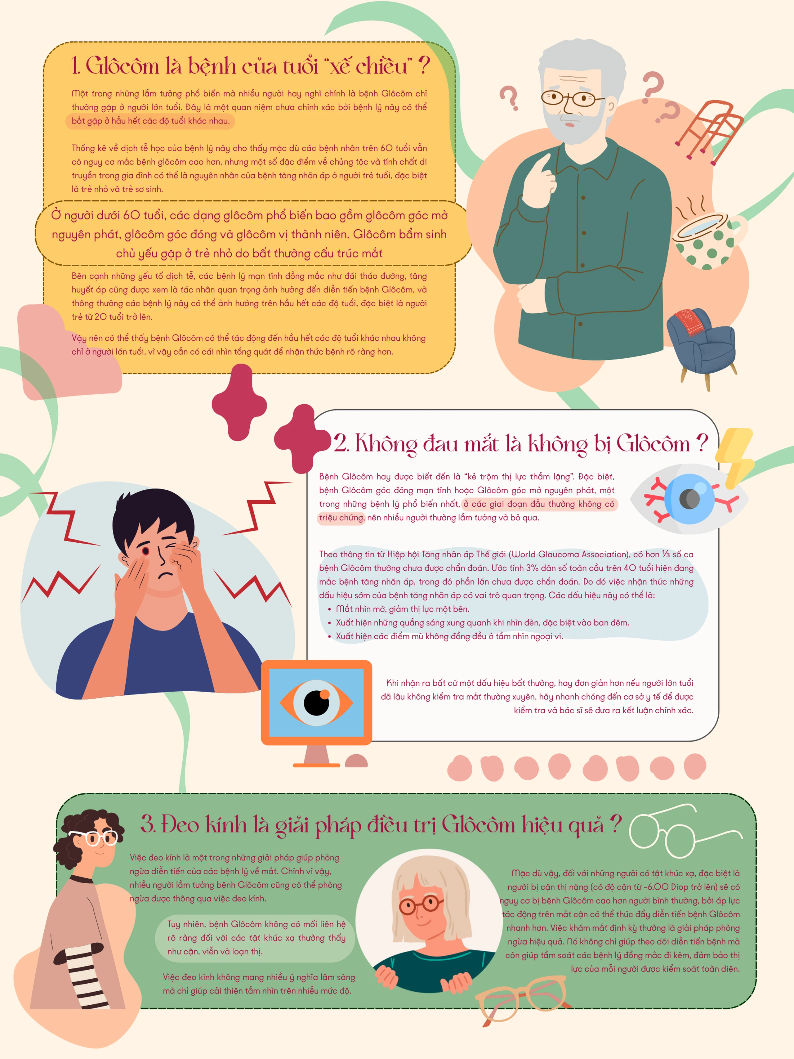Đừng chủ quan! 5 lầm tưởng nguy hiểm về bệnh glôcôm khiến bạn đánh mất thị lực! 2