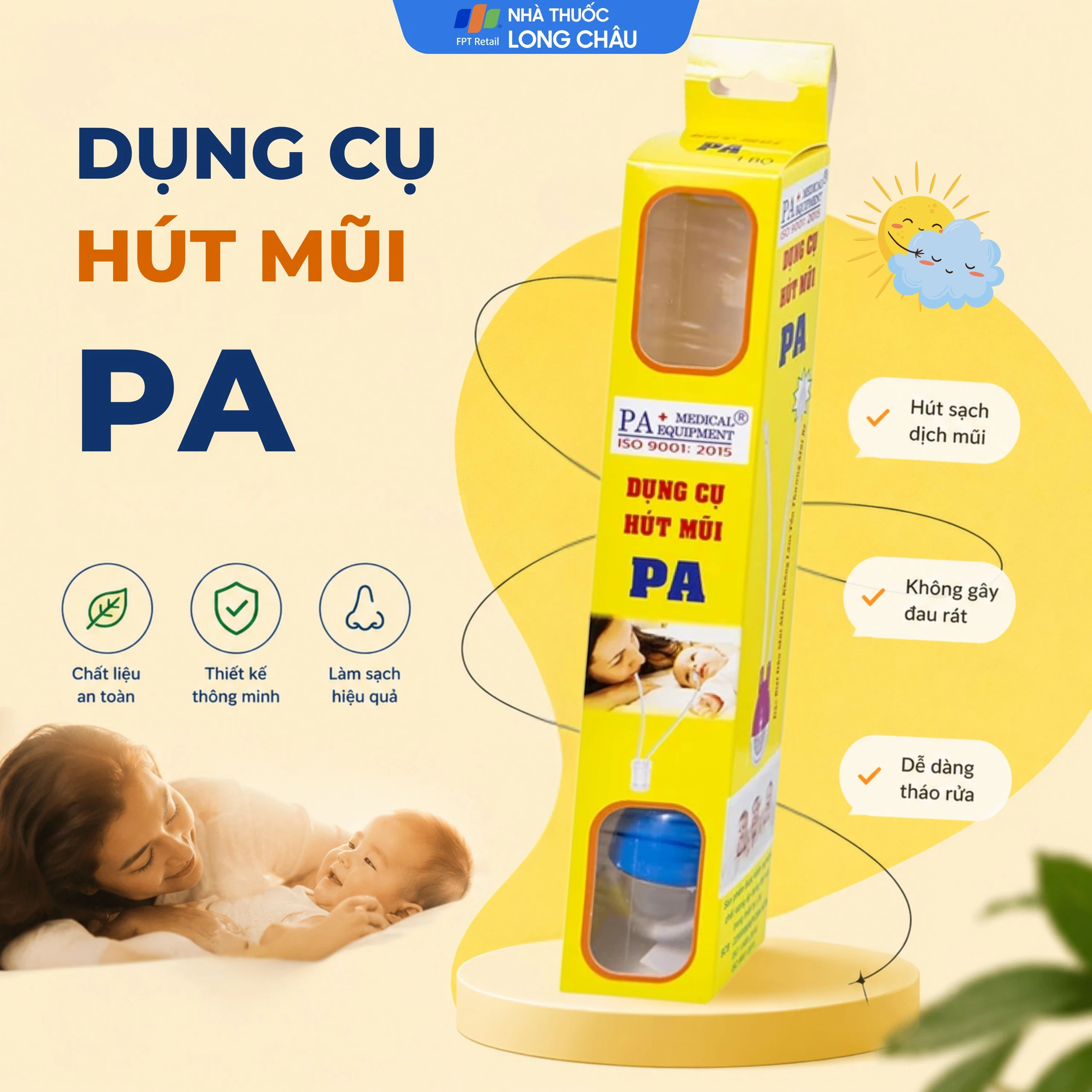 Dụng cụ hút mũi trẻ em PA