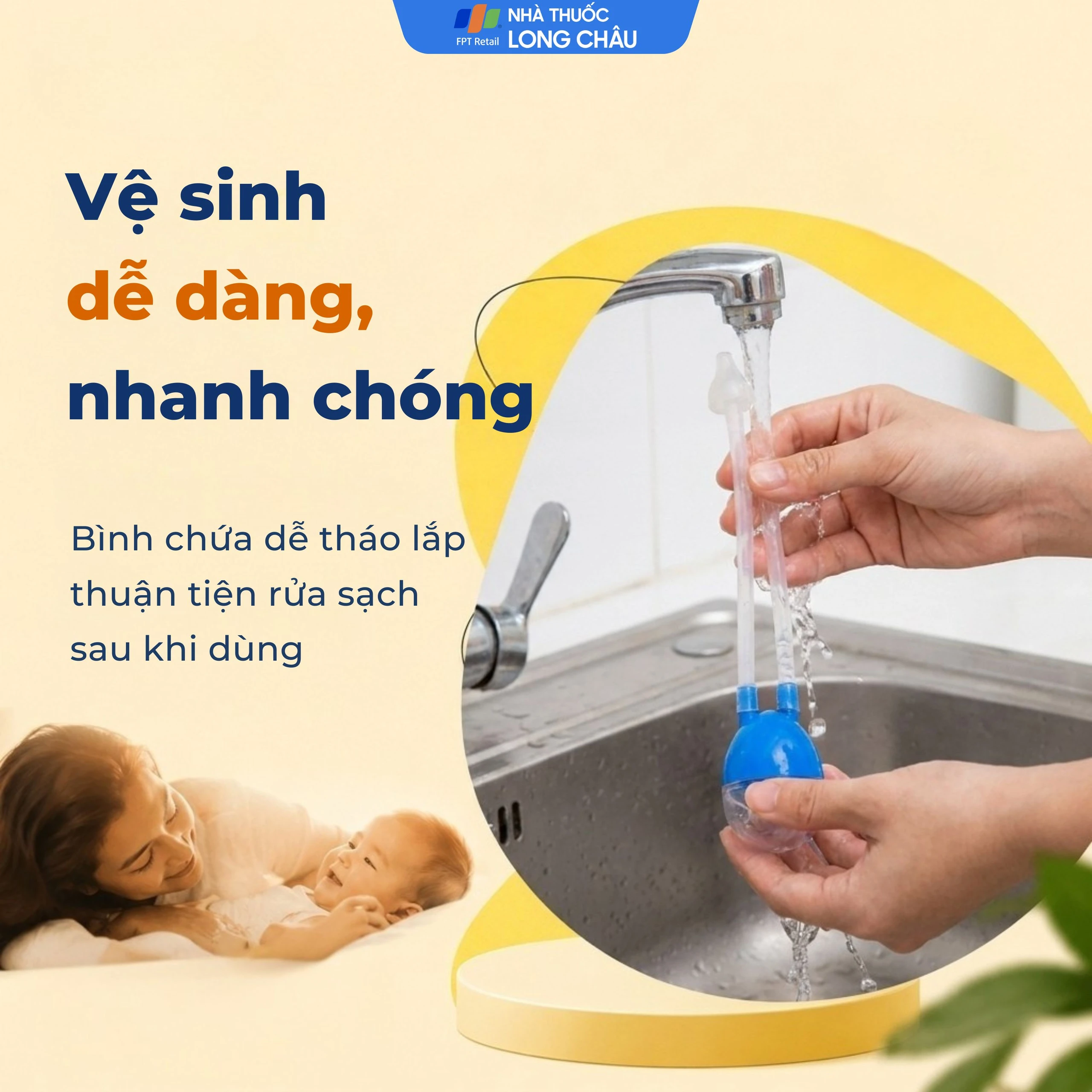 Dụng cụ hút mũi trẻ em PA