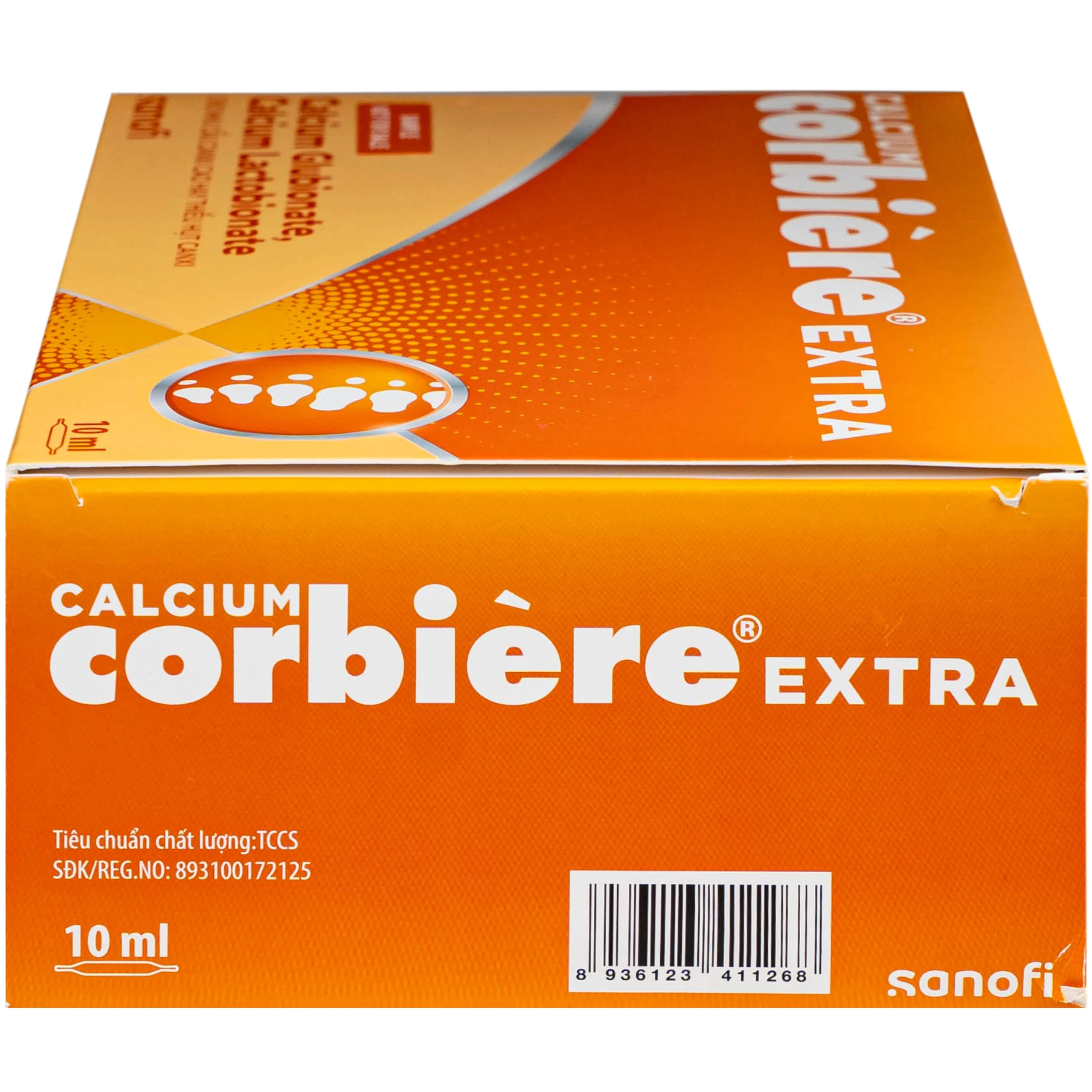 Dung dịch uống Calcium Corbière Extra Sanofi bổ sung canxi, hỗ trợ điều trị loãng xương (3 vỉ x 10 ống x 10ml) 5