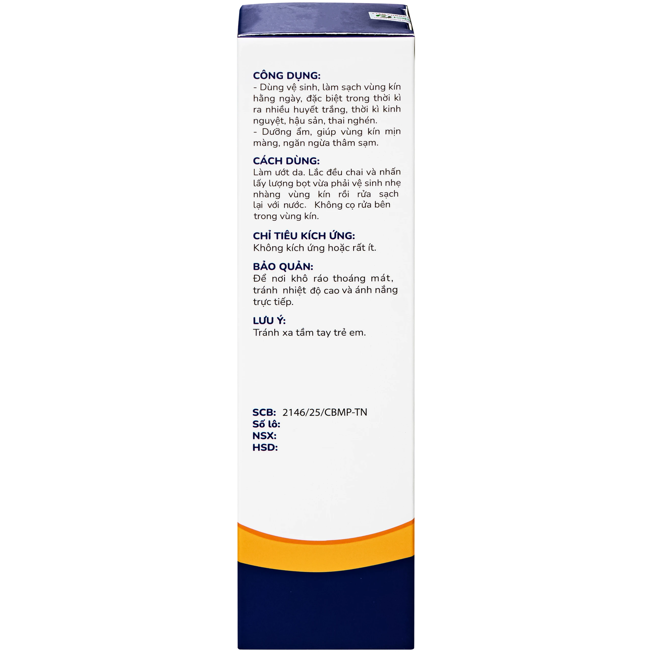 Dung dịch vệ sinh phụ nữ dạng bọt Natural Feminine Curcumin làm sạch, khử mùi, kháng khuẩn (160ml)