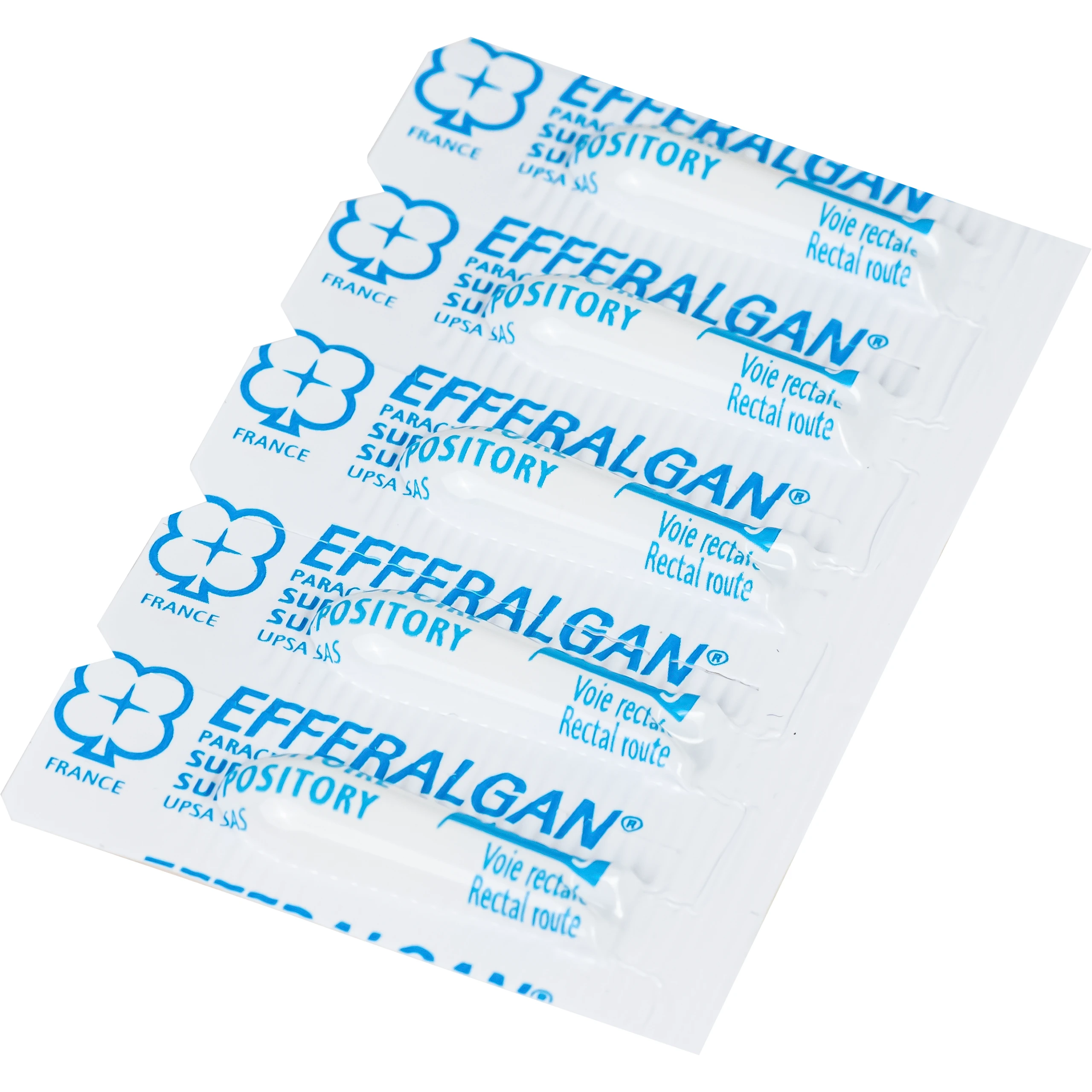 Thuốc đặt trực tràng Efferalgan 150mg UPSA SAS giảm đau, hạ sốt (2 vỉ x 5 viên) 5