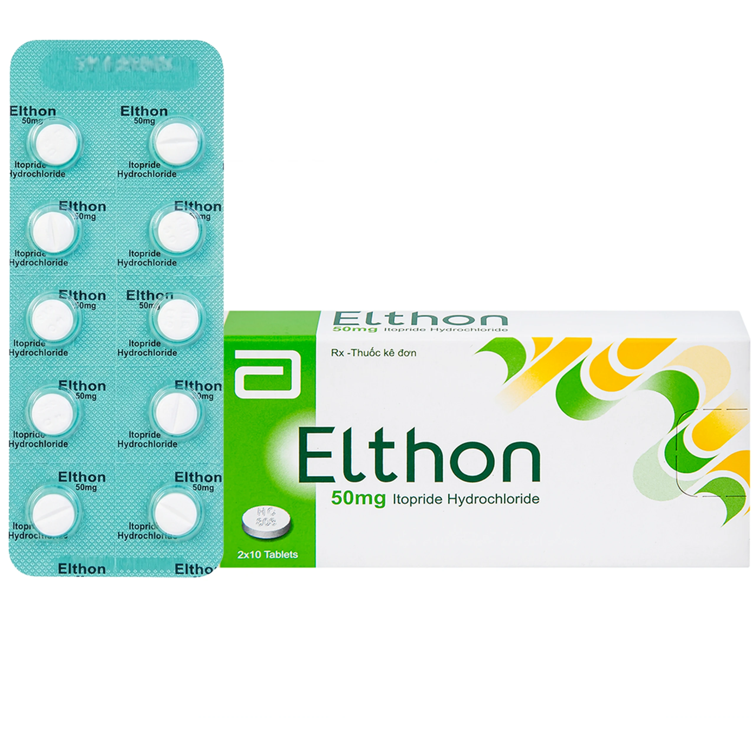 Thuốc Elthon Abbott điều trị những triệu chứng viêm dạ dày mạn tính (2 vỉ x 10 viên) 1