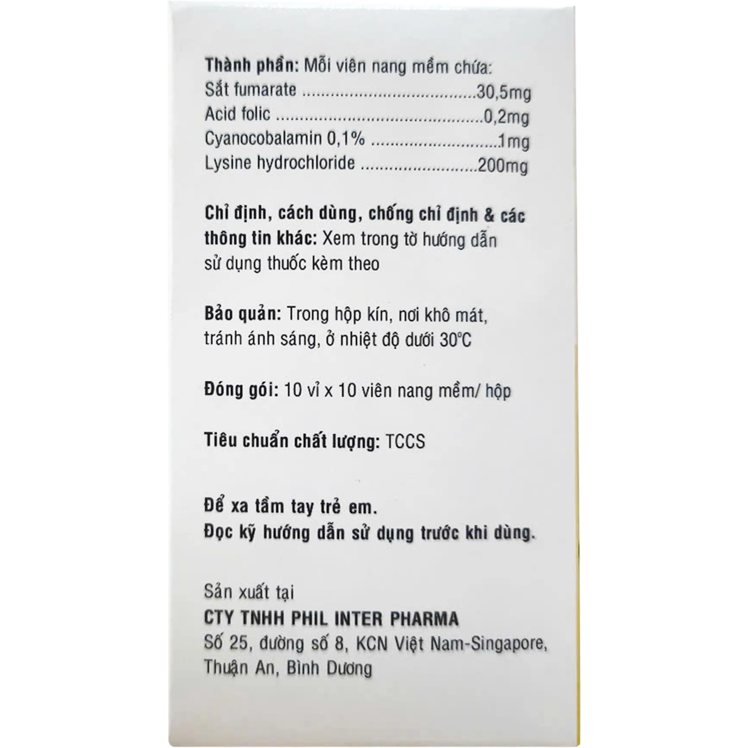 Thuốc Femirat dự phòng và điều trị thiếu sắt, acid folic (10 vỉ 10 viên) 3