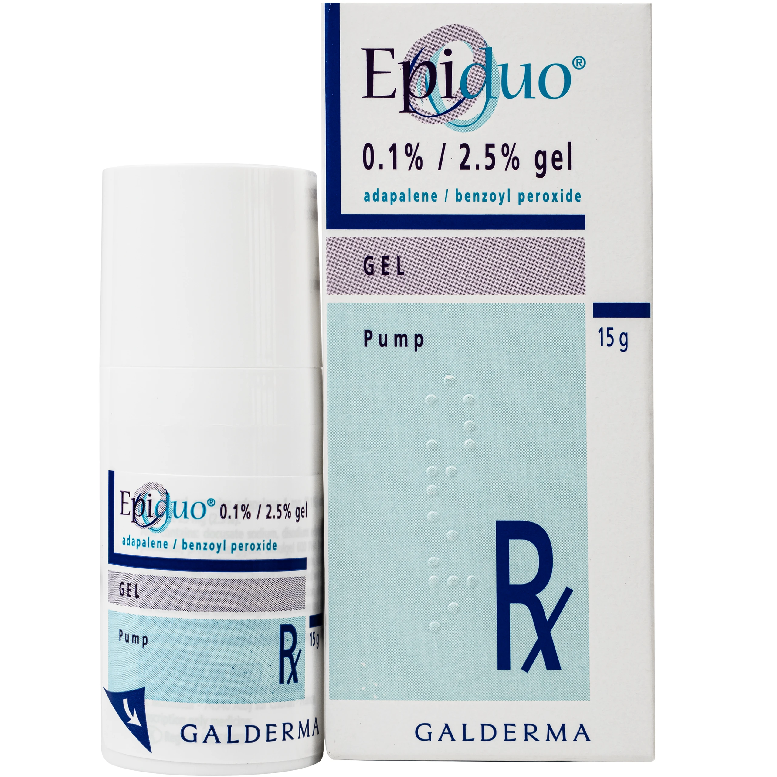 Gel Epiduo 0.1%/2.5% Galderma điều trị mụn trứng cá (15g) 1