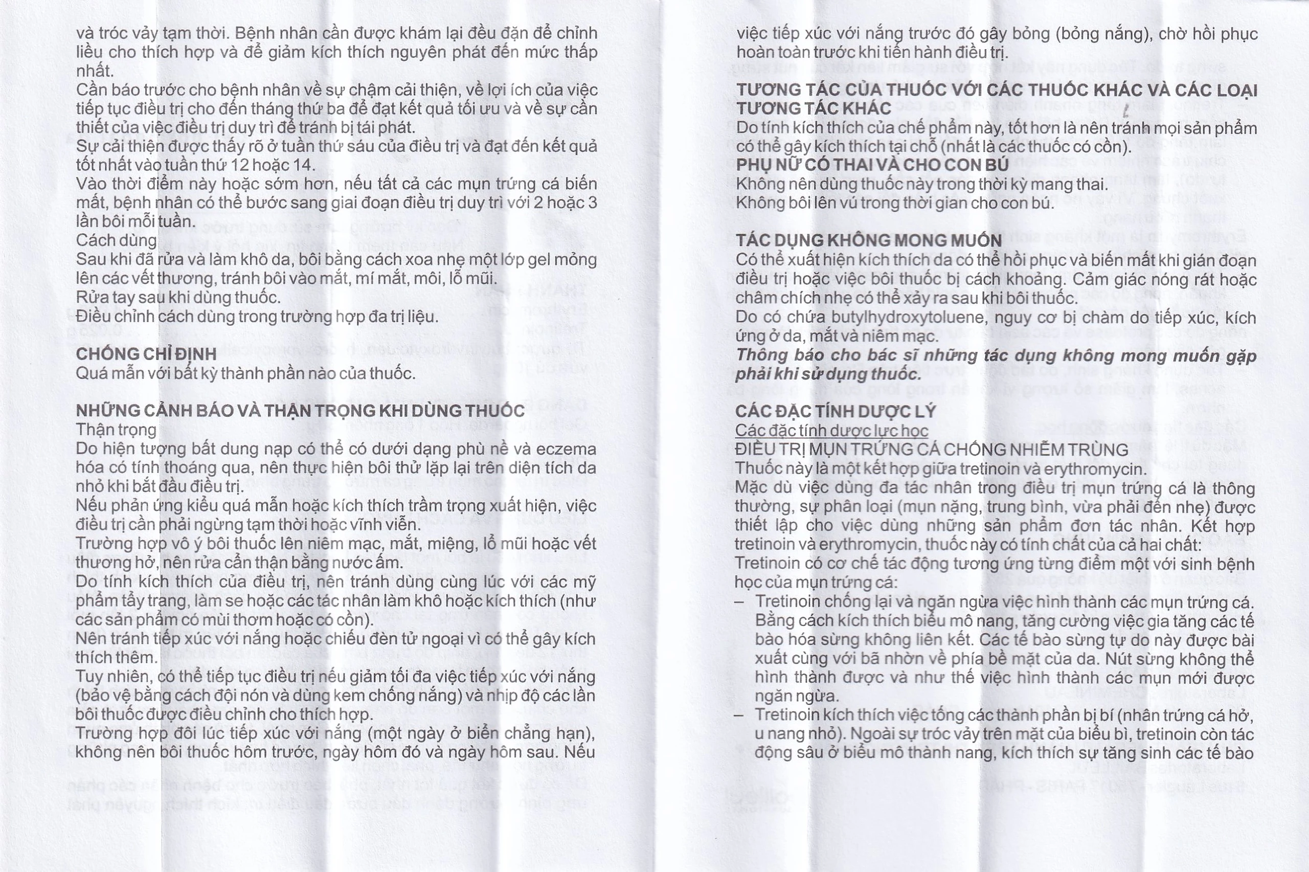 Gel bôi ngoài da Erylik điều trị tại chỗ mụn trứng cá mức độ trung bình (30g)