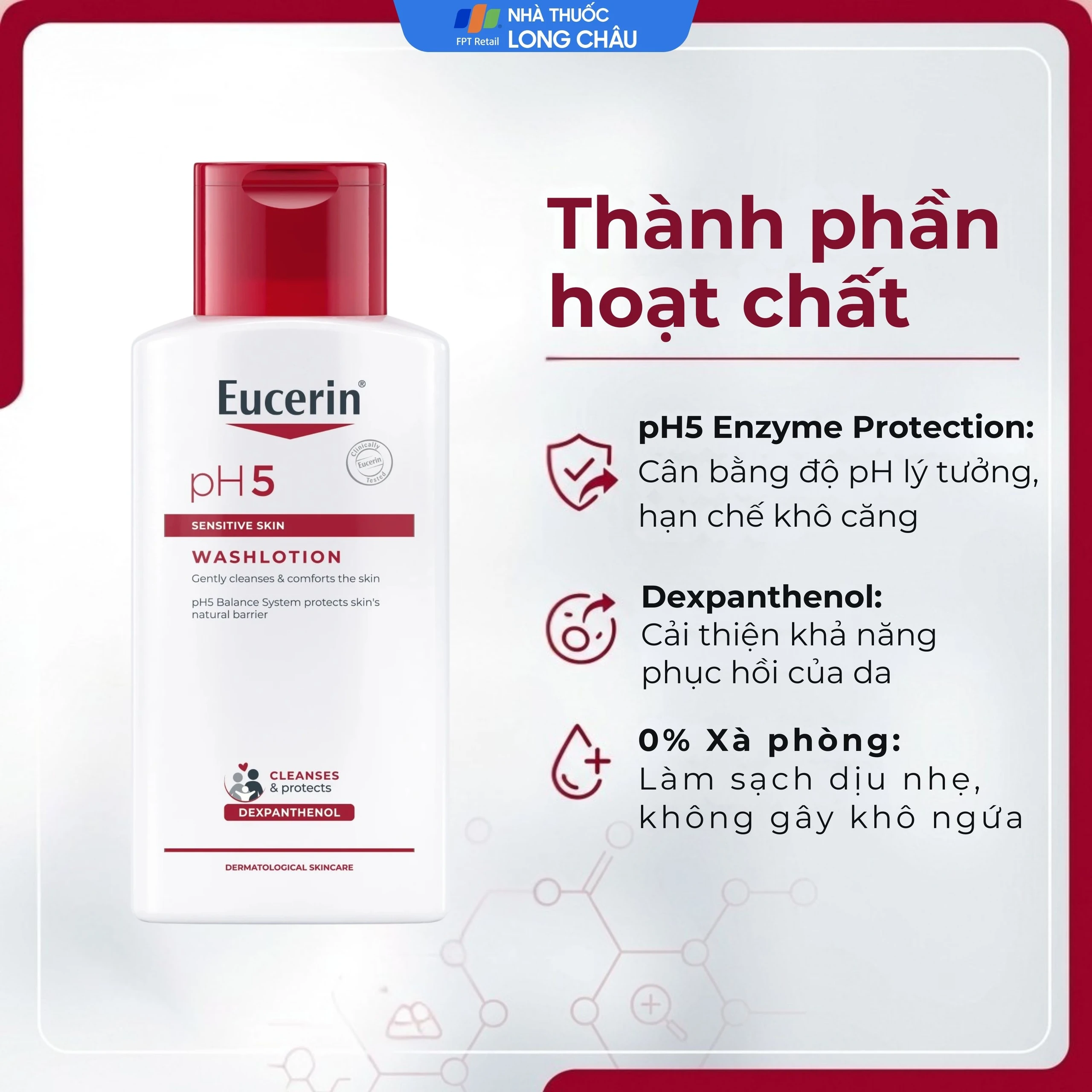 Sữa tắm dưỡng ẩm Eucerin Ph5 Washlotion 200ml