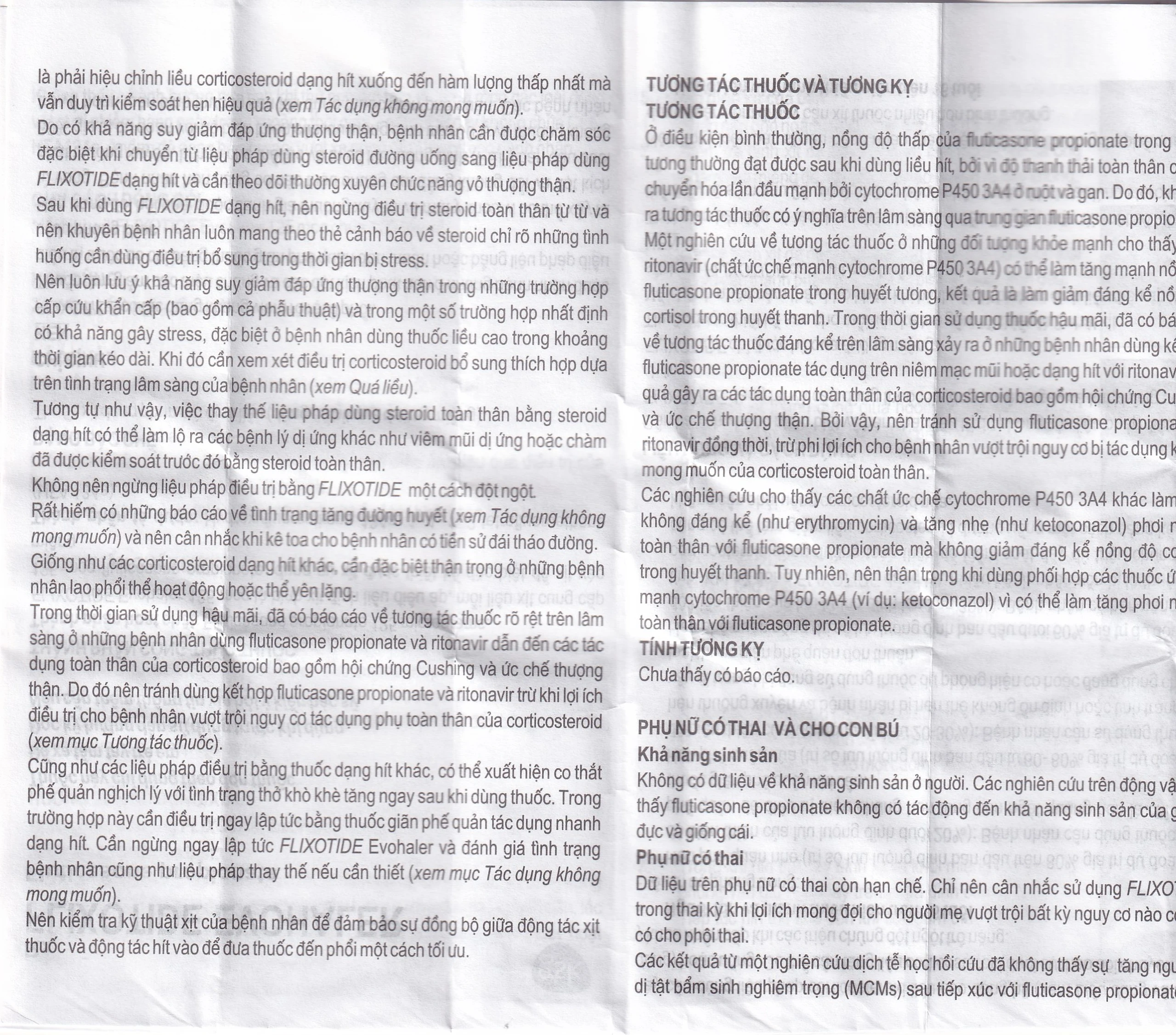 Khí dung Flixotide 125mcg GSK điều trị hen phế quản (120 liều)