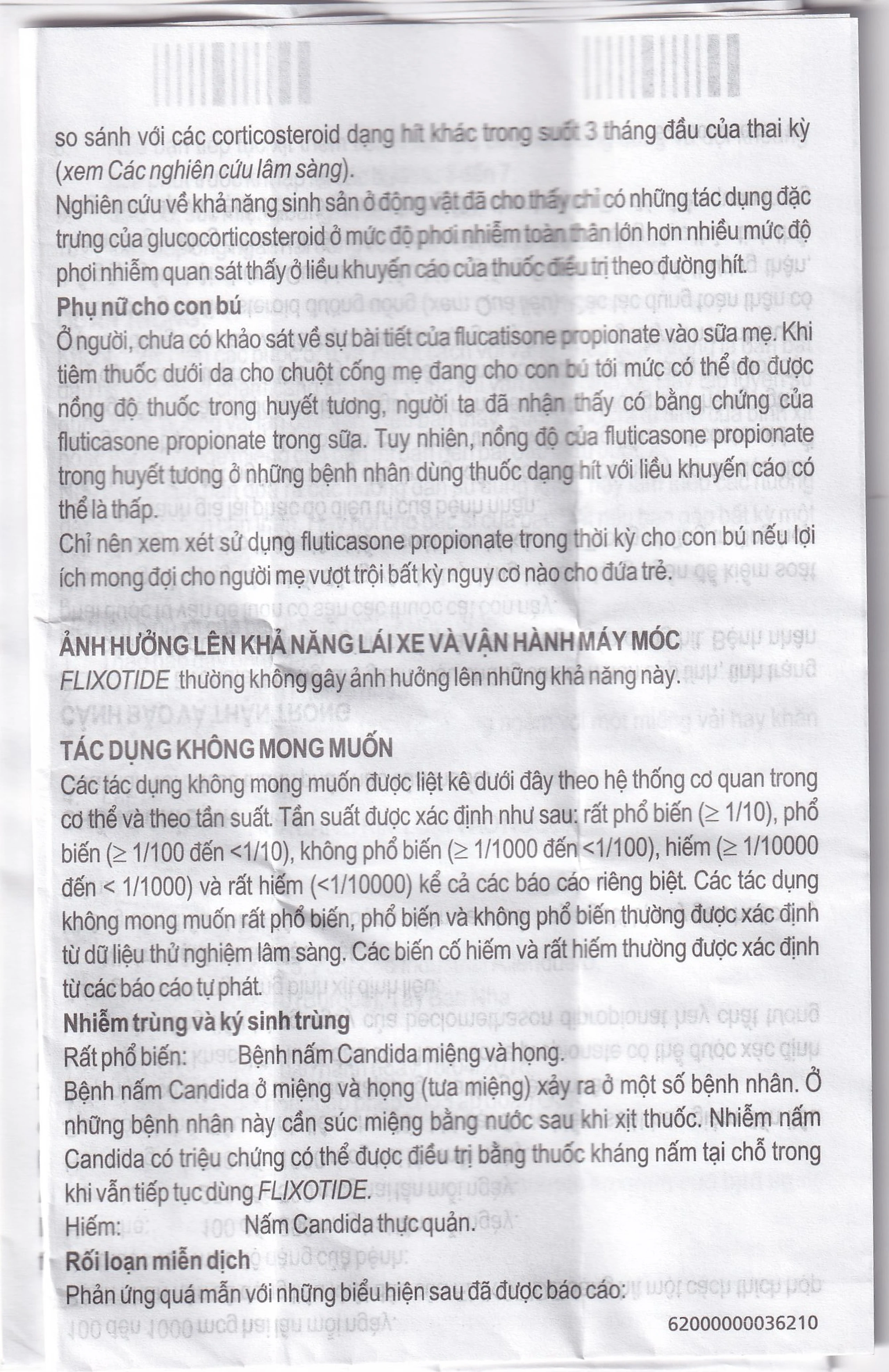 Khí dung Flixotide 125mcg GSK điều trị hen phế quản (120 liều)