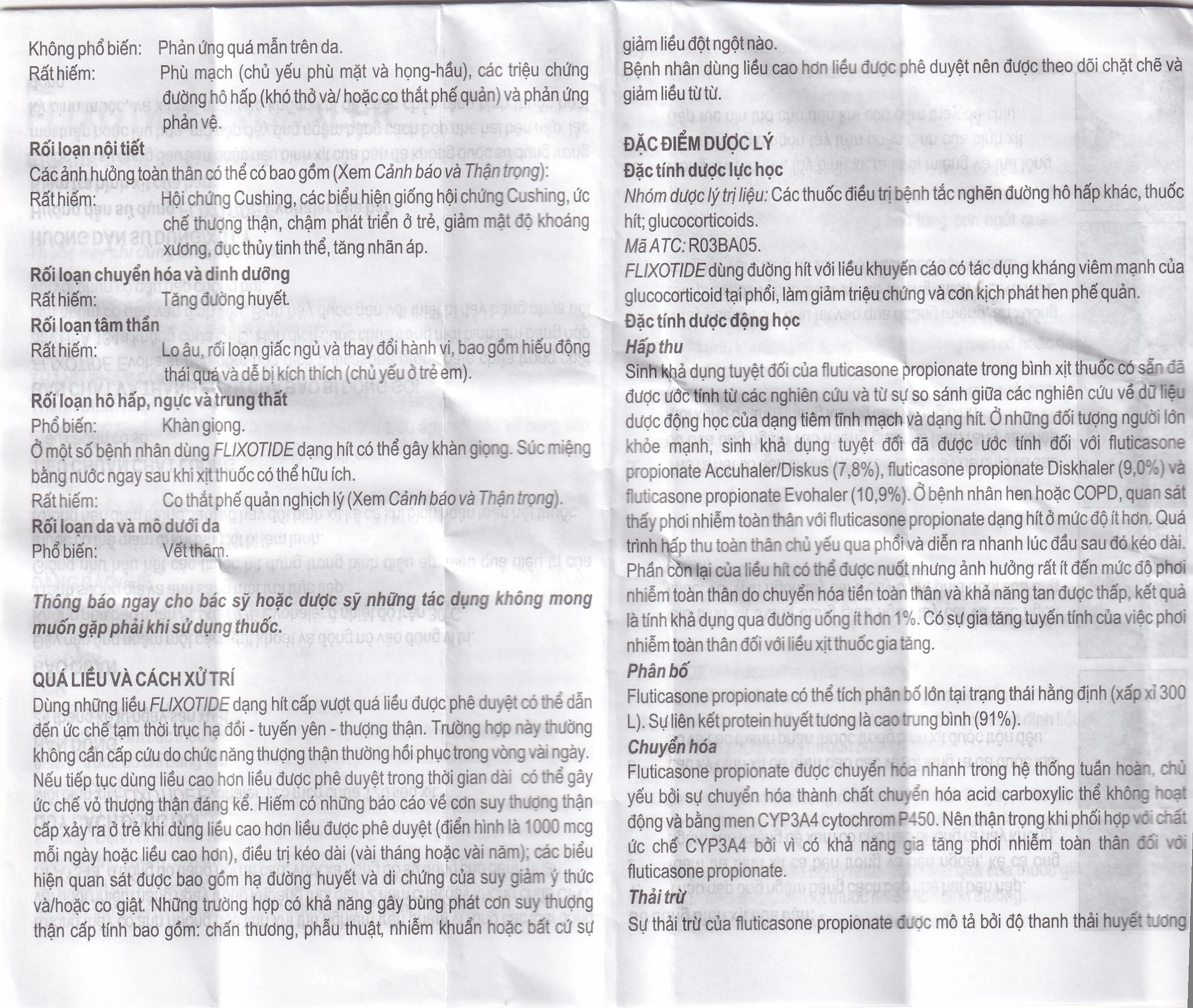 Khí dung Flixotide 125mcg GSK điều trị hen phế quản (120 liều)