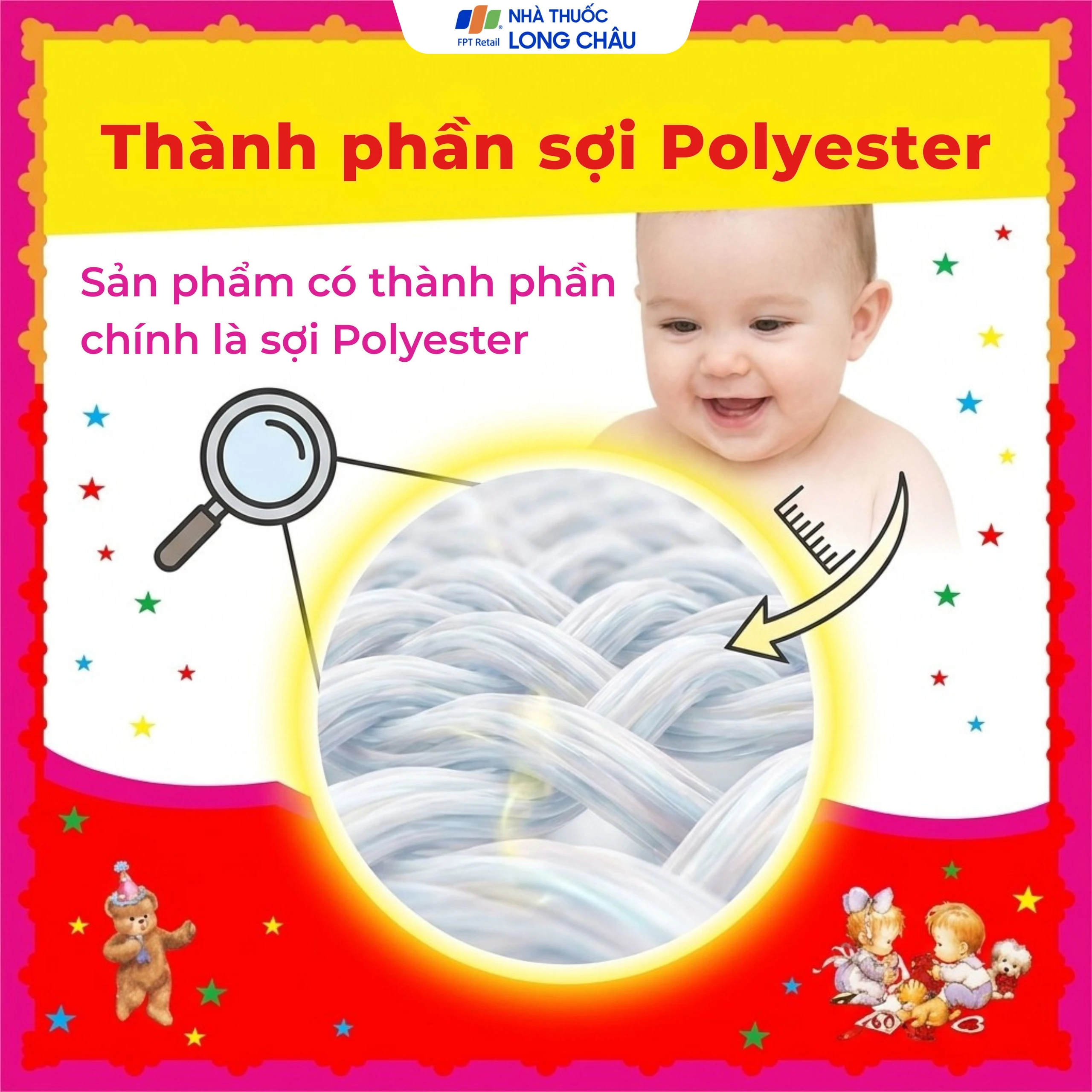 Gạc rơ lưỡi Đông Pha (5 cái) vệ sinh, làm sạch lưỡi, răng miệng cho bé 3