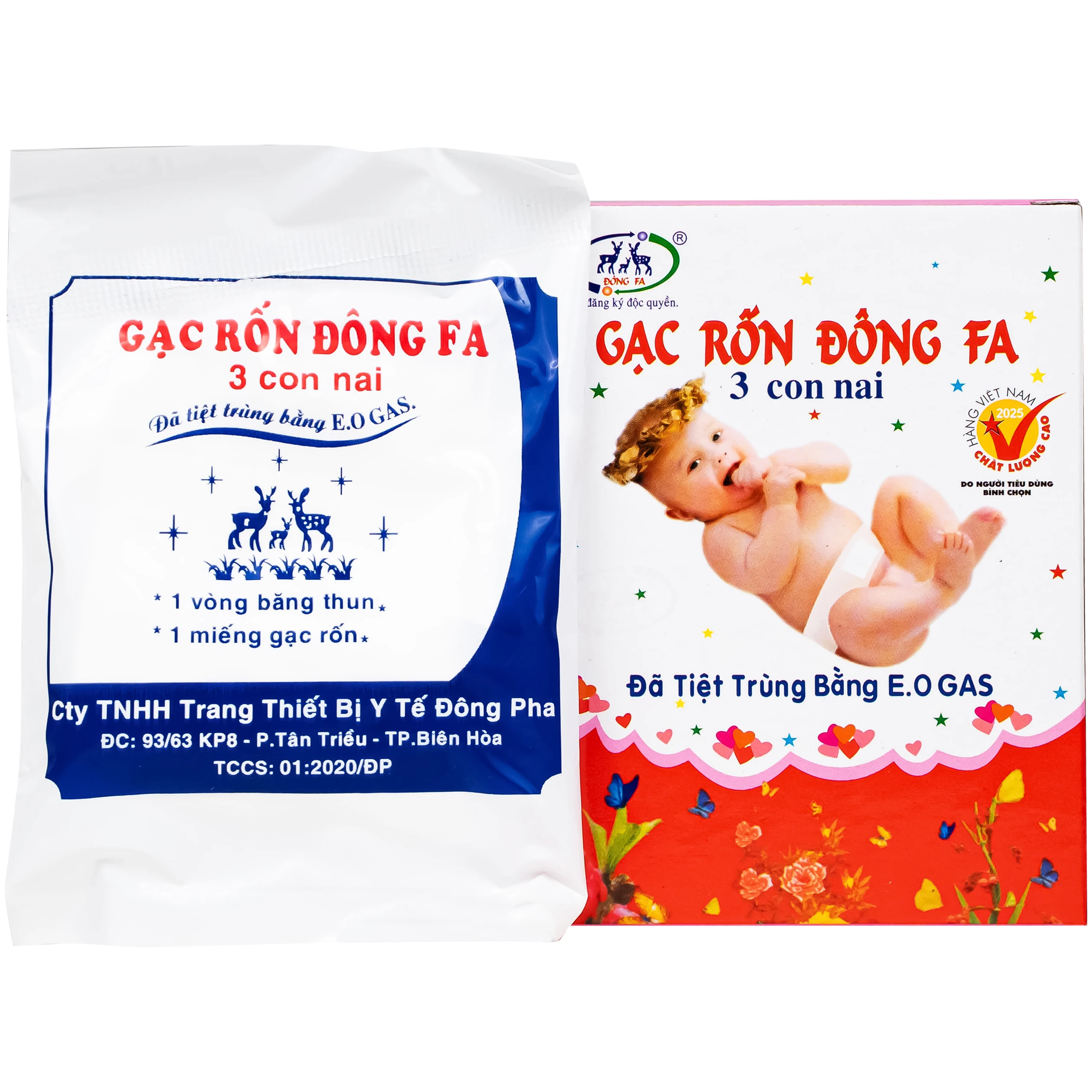 Gạc rốn Đông Pha 1