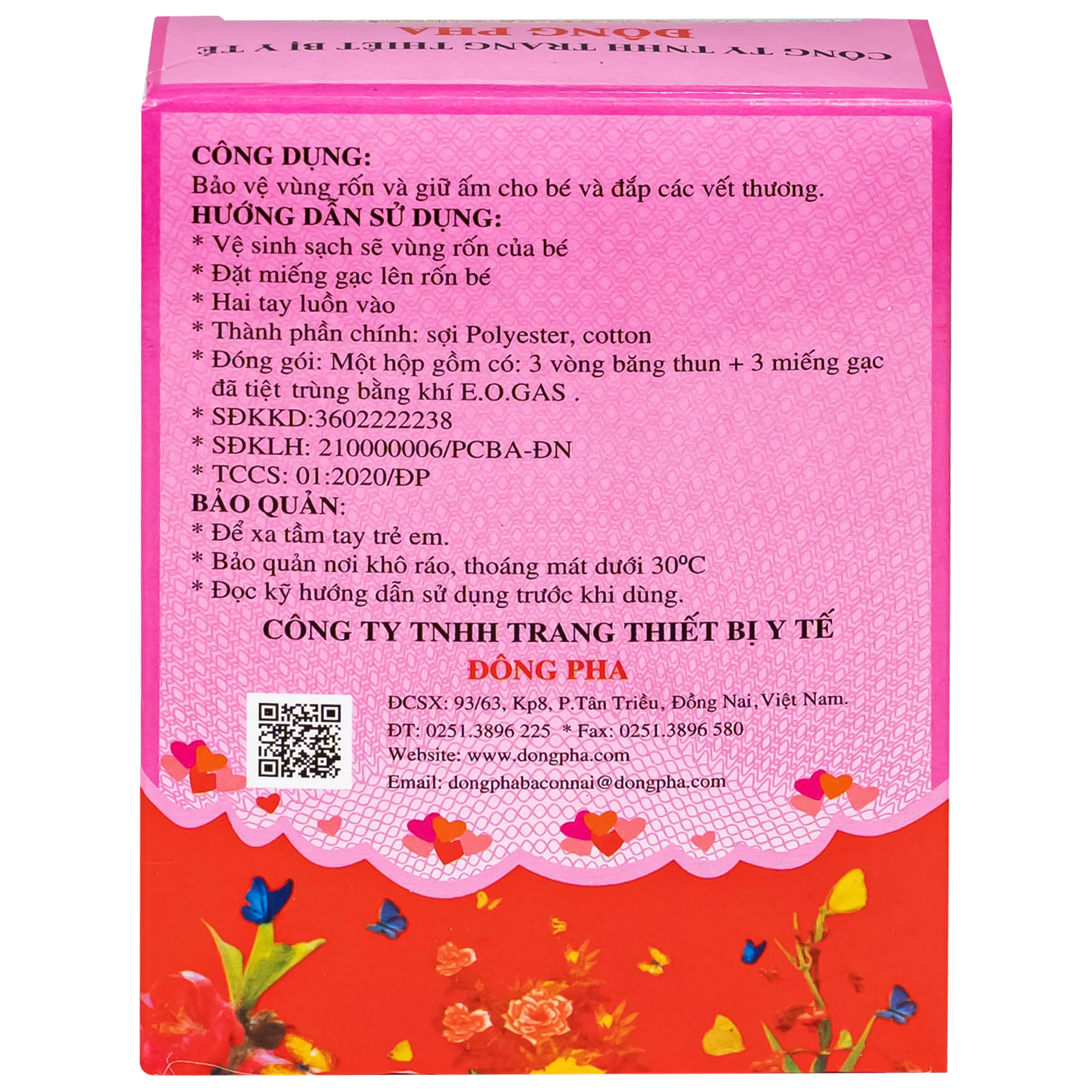 Gạc rốn Đông Pha 5