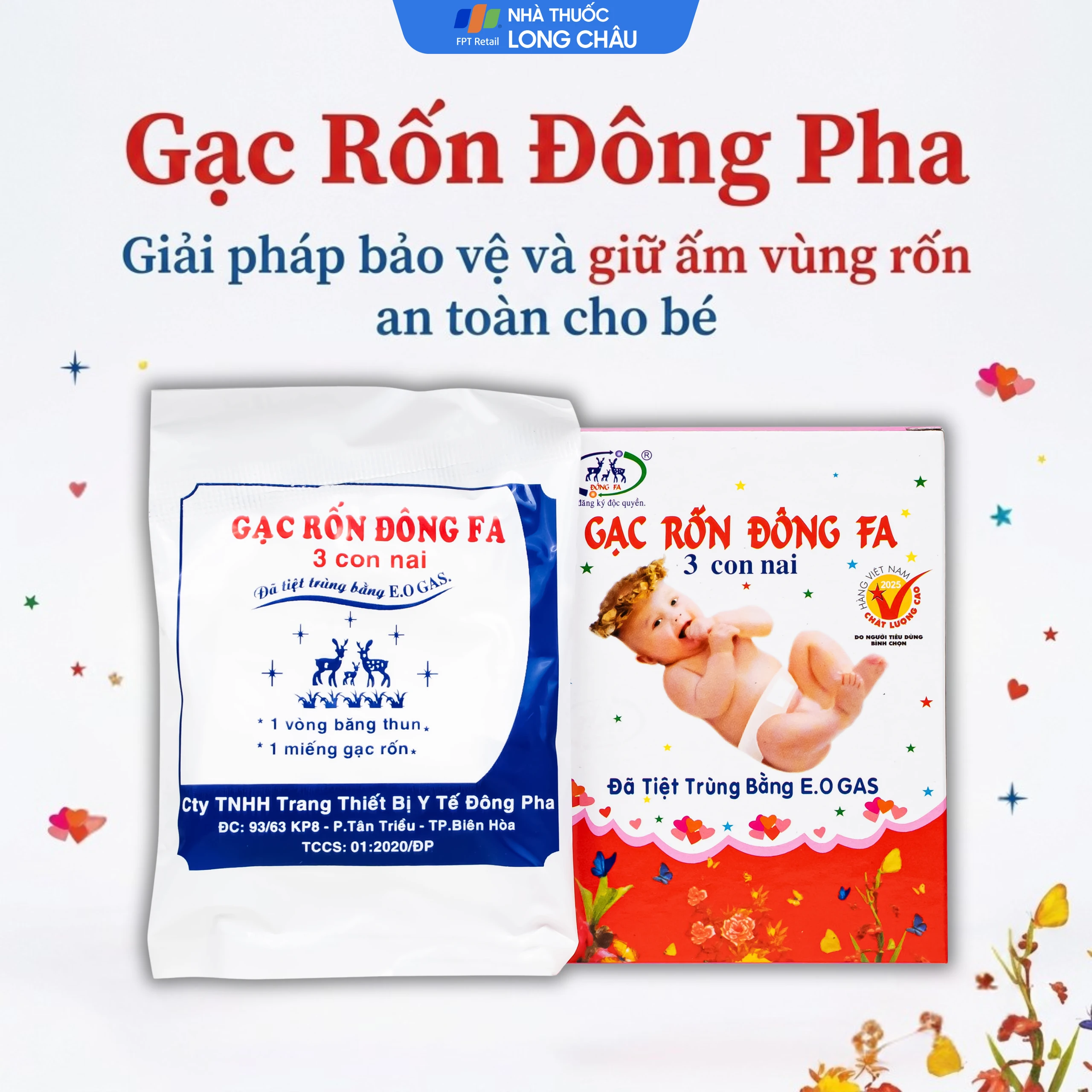 Gạc rốn Đông Pha 2