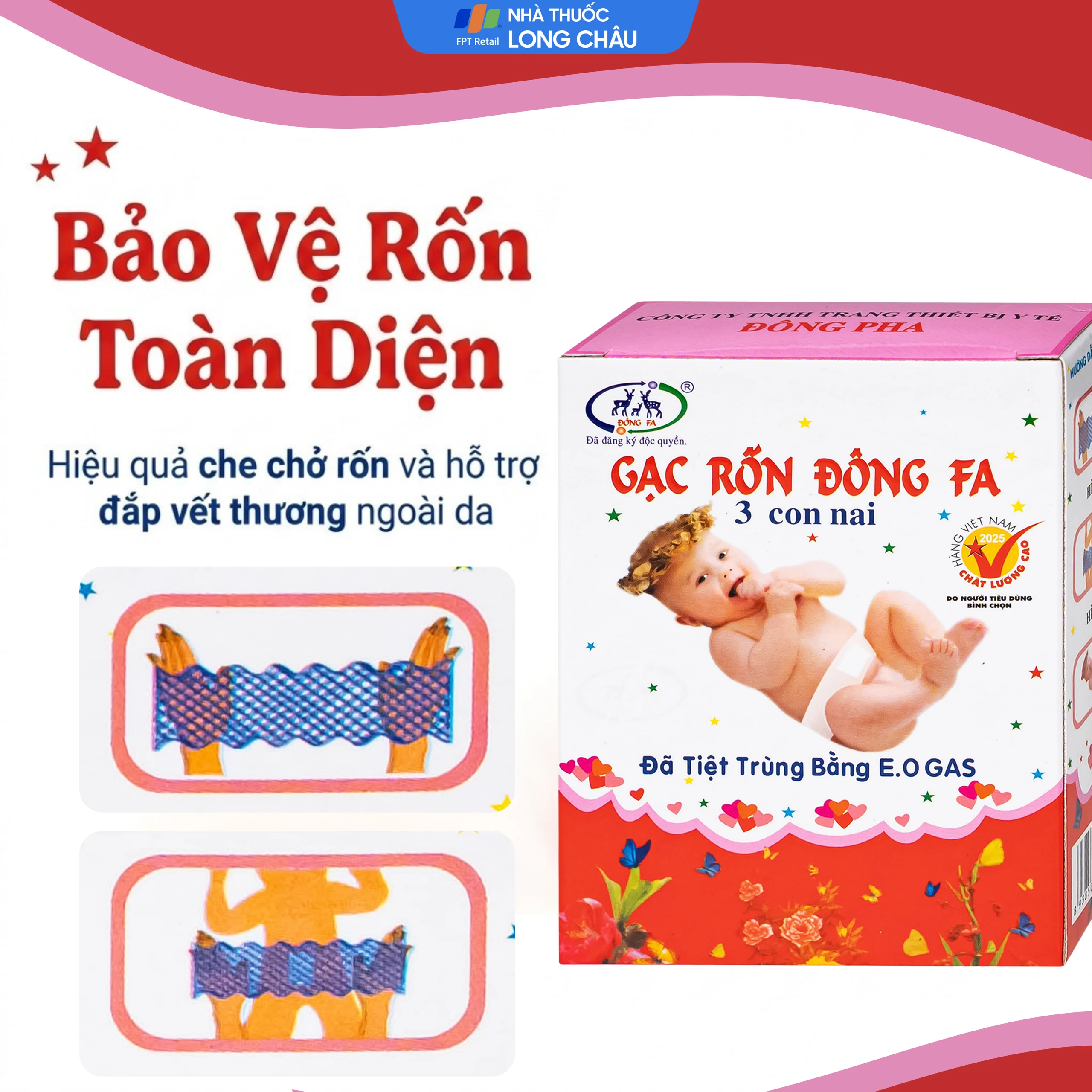 Gạc rốn Đông Pha 4