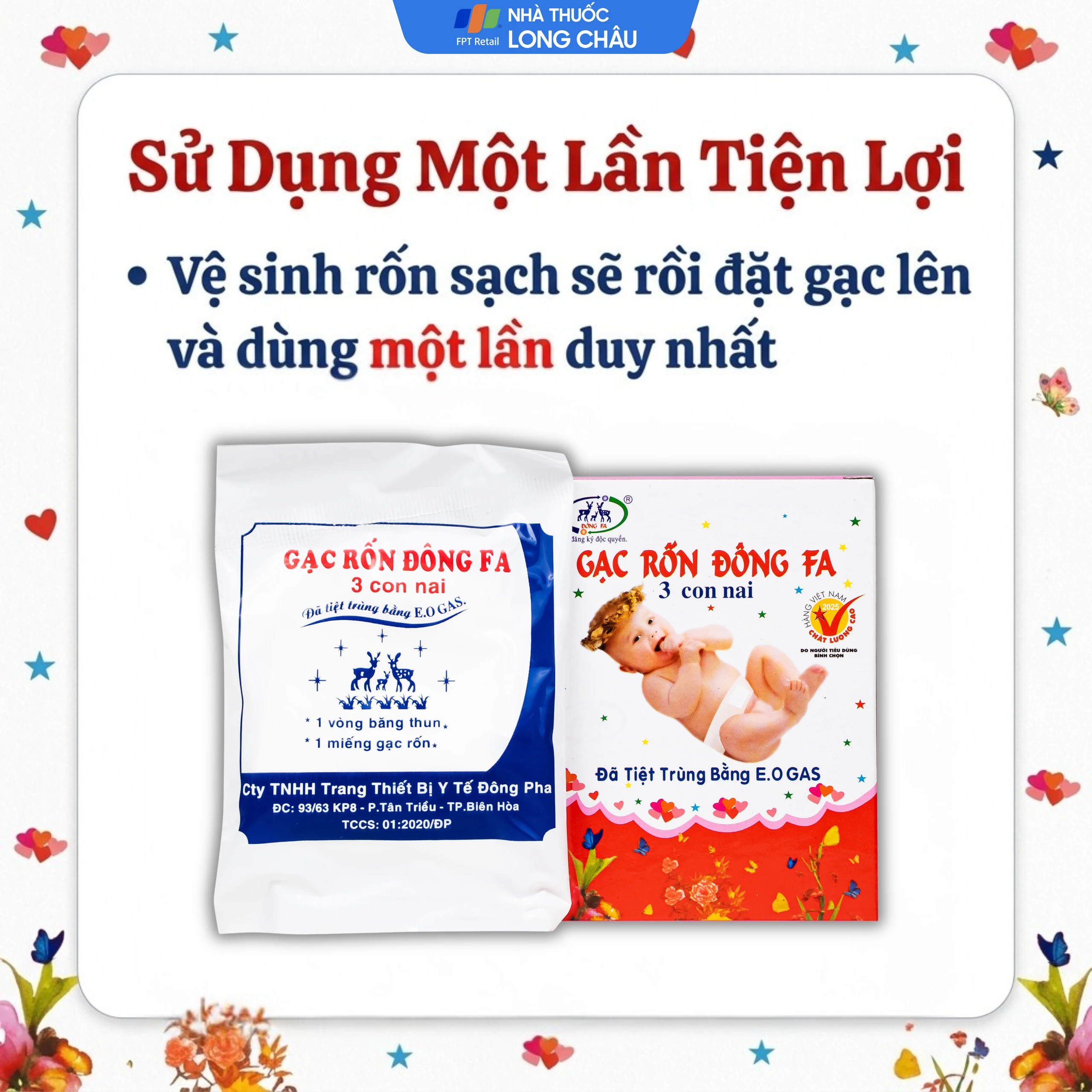 Gạc rốn Đông Pha 7