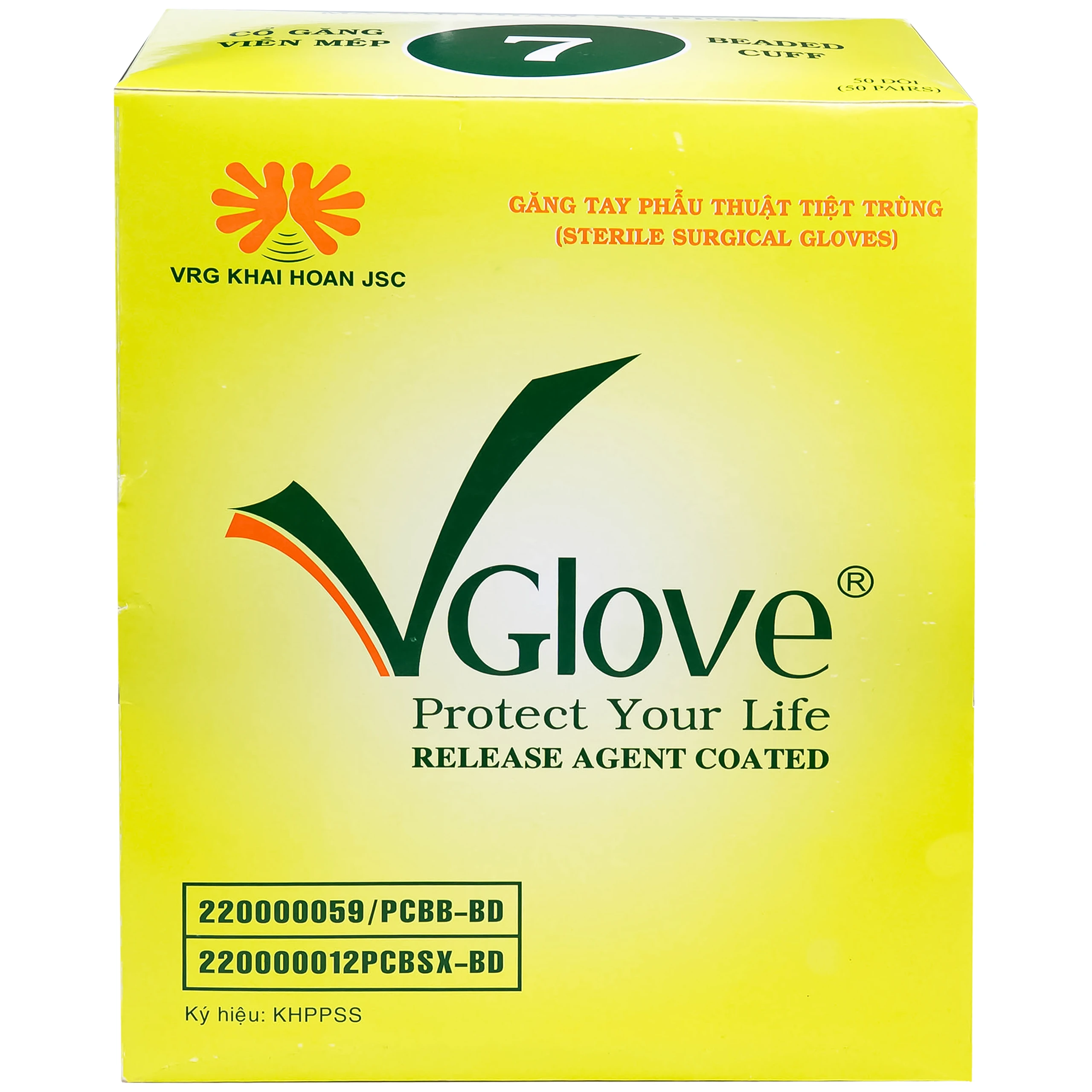 Găng tay phẫu thuật 7 Vglove dùng trong quá trình khám, chẩn đoán điều trị và phẫu thuật 6