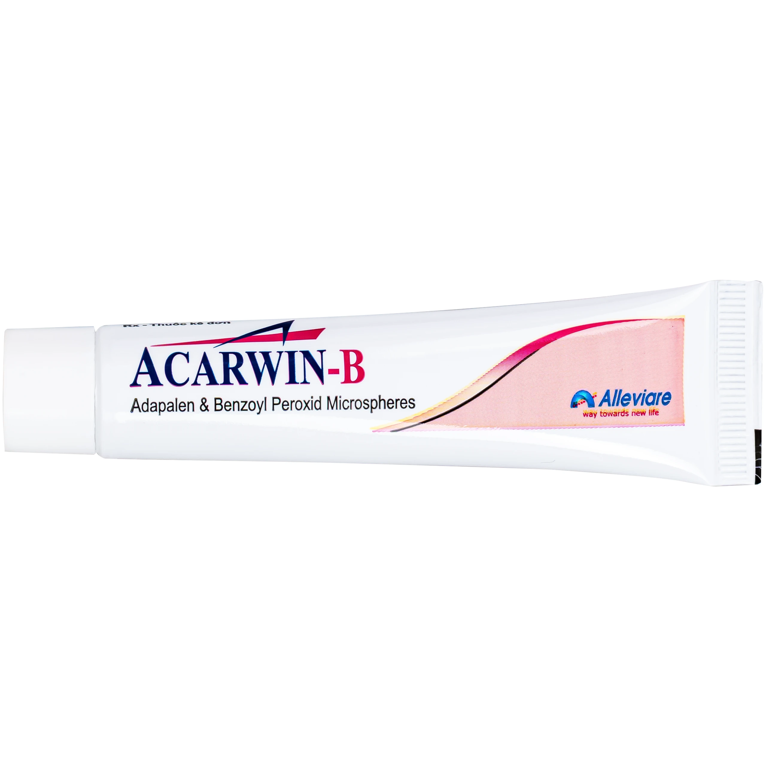 Gel Acarwin-B 0.1%/2.5% Alleviare điều trị mụn trứng cá (15g) 2