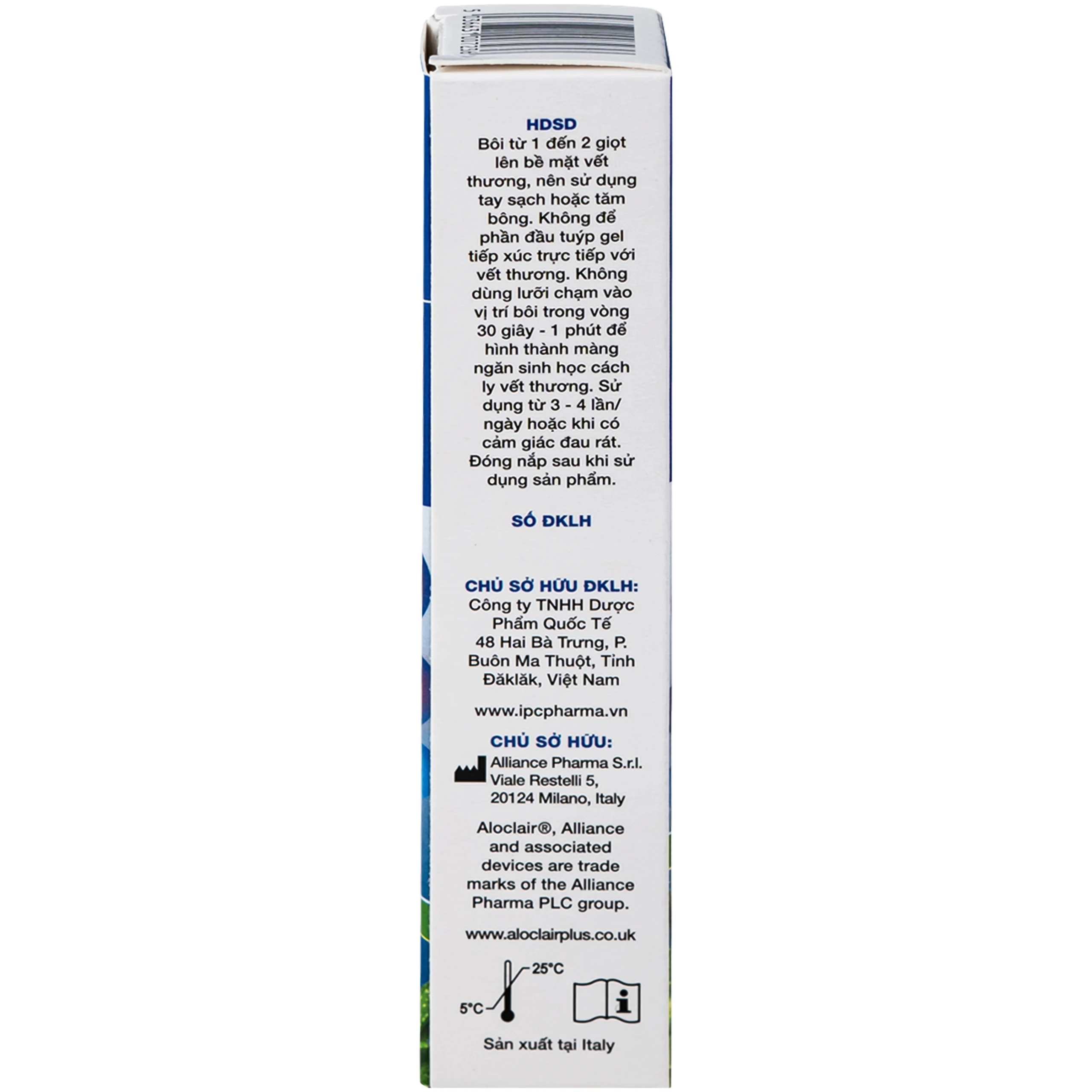 Gel bôi miệng Aloclair Plus Alliance 8ml giảm nhiệt miệng, tay chân miệng cho mọi lứa tuổi 6