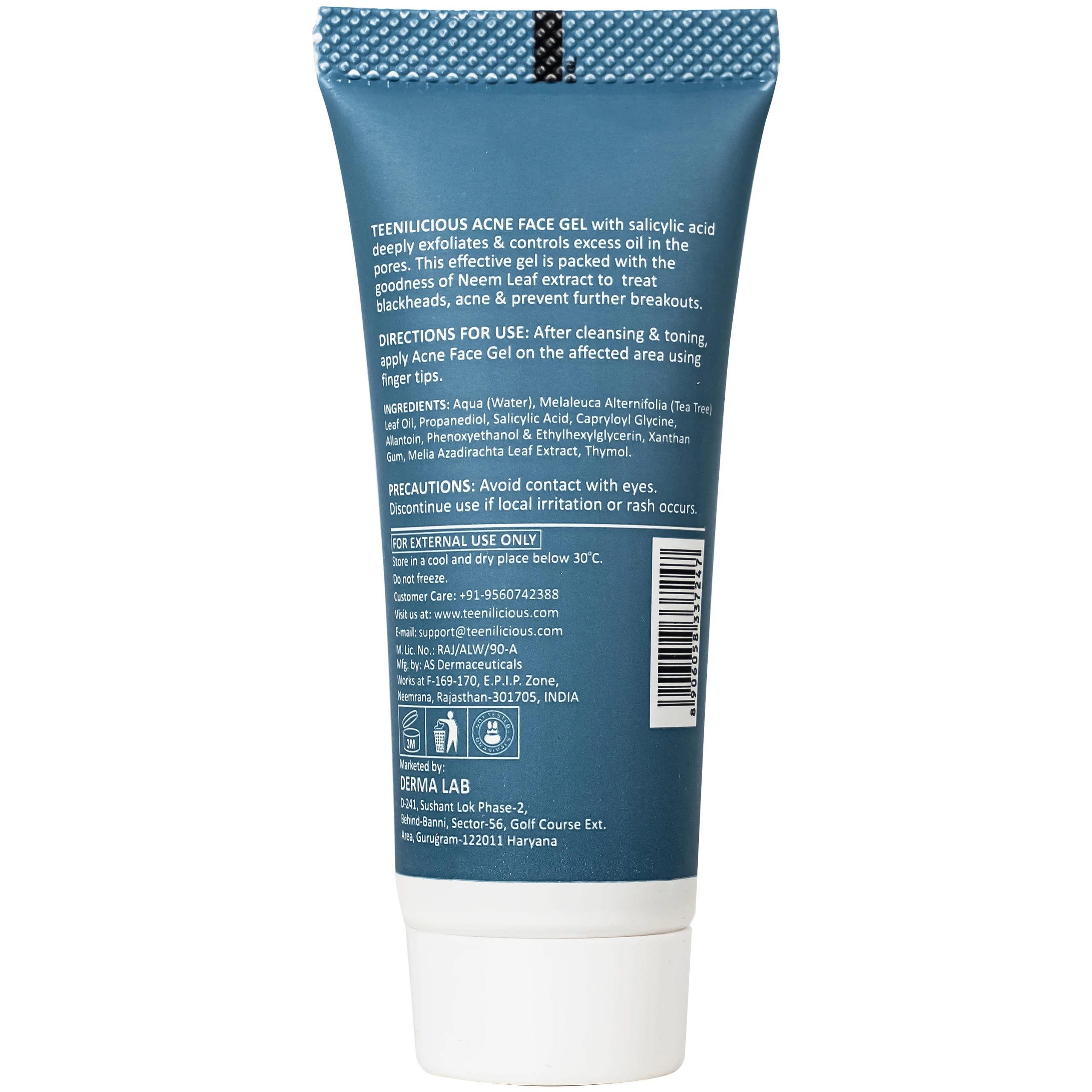 Gel bôi ngừa mụn đầu đen, đầu trắng Teenilicious Hộp 30g