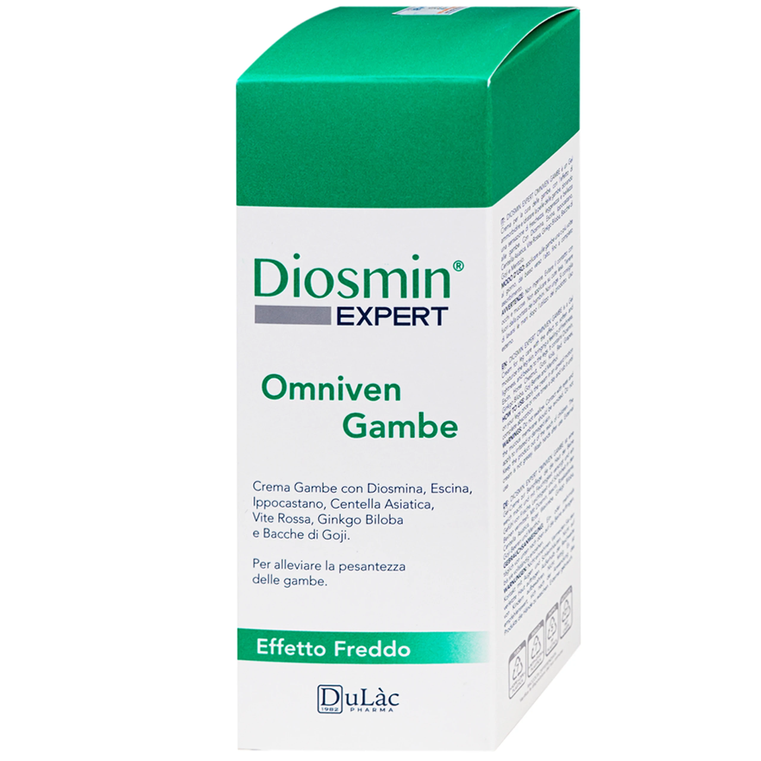 Gel bôi suy giãn tĩnh mạch chân Diosmin Expert Omniven Gambe (150ml) 2