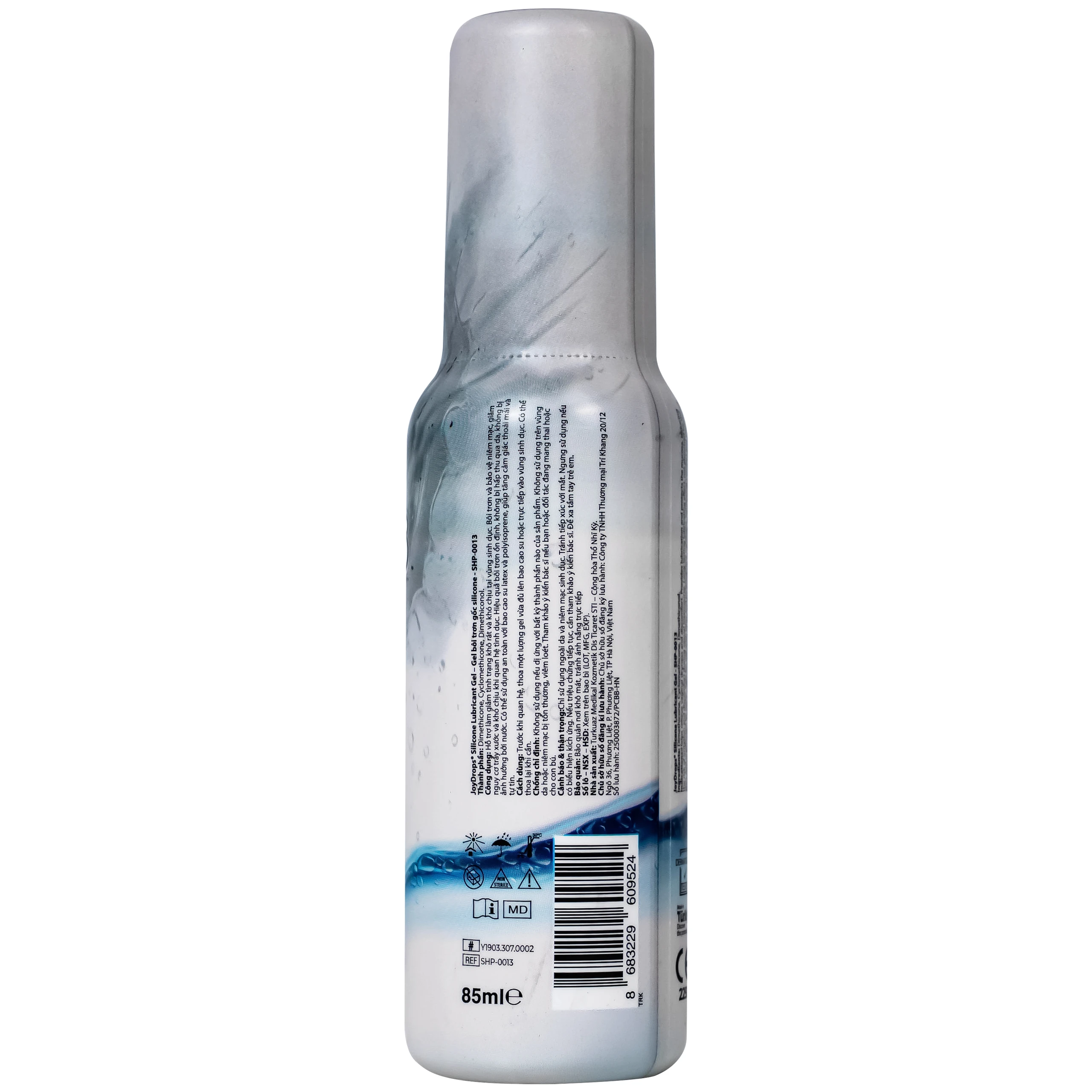 Gel Bôi Trơn Gốc Silicone Joydrops Độ Trơn Bền Lâu, Dùng Cho Quan Hệ, Giảm Tình Trạng Khô Rát Nặng, Bảo Vệ Niêm Mạc 85ml
