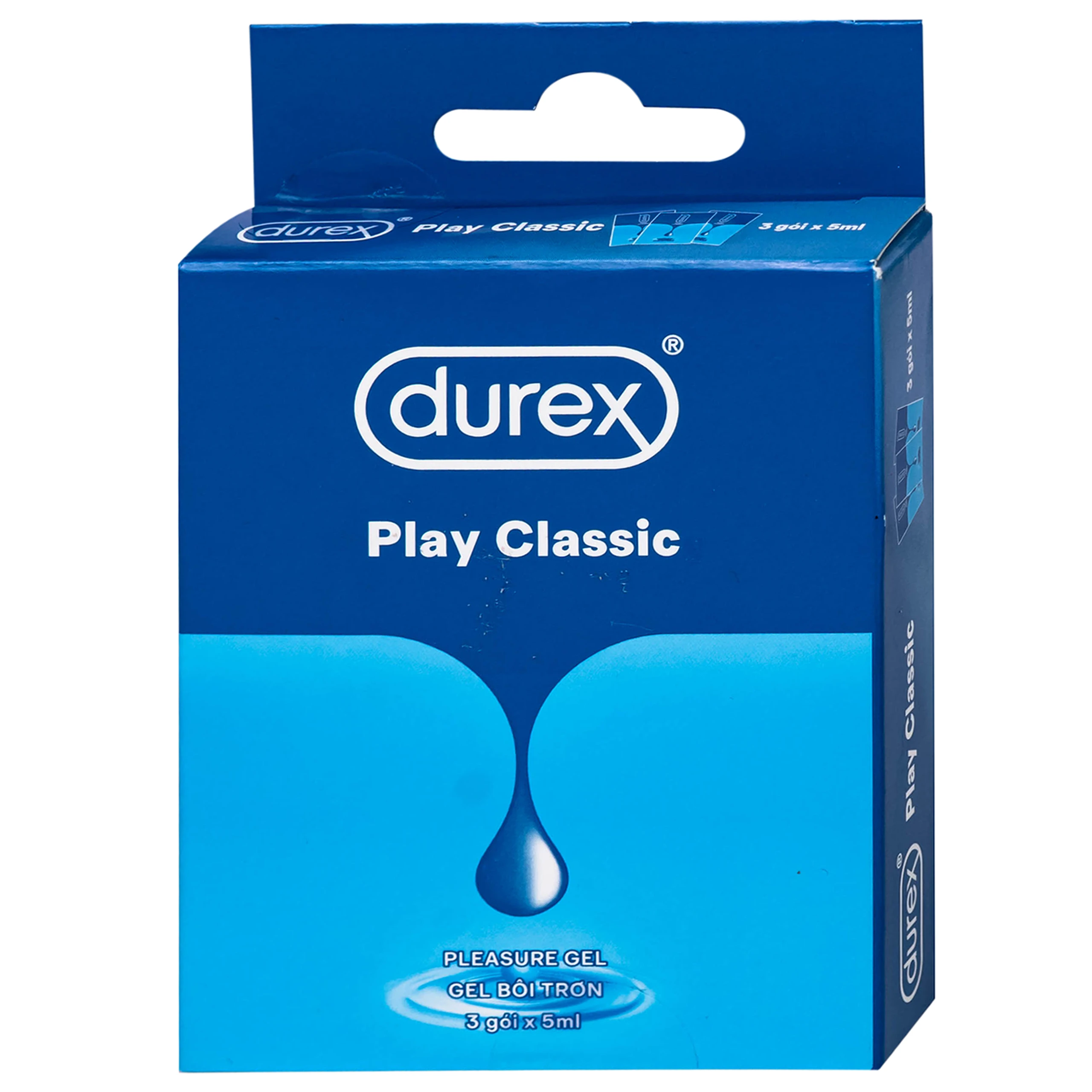 Gel bôi trơn Durex play classic (3 gói x 5ml)