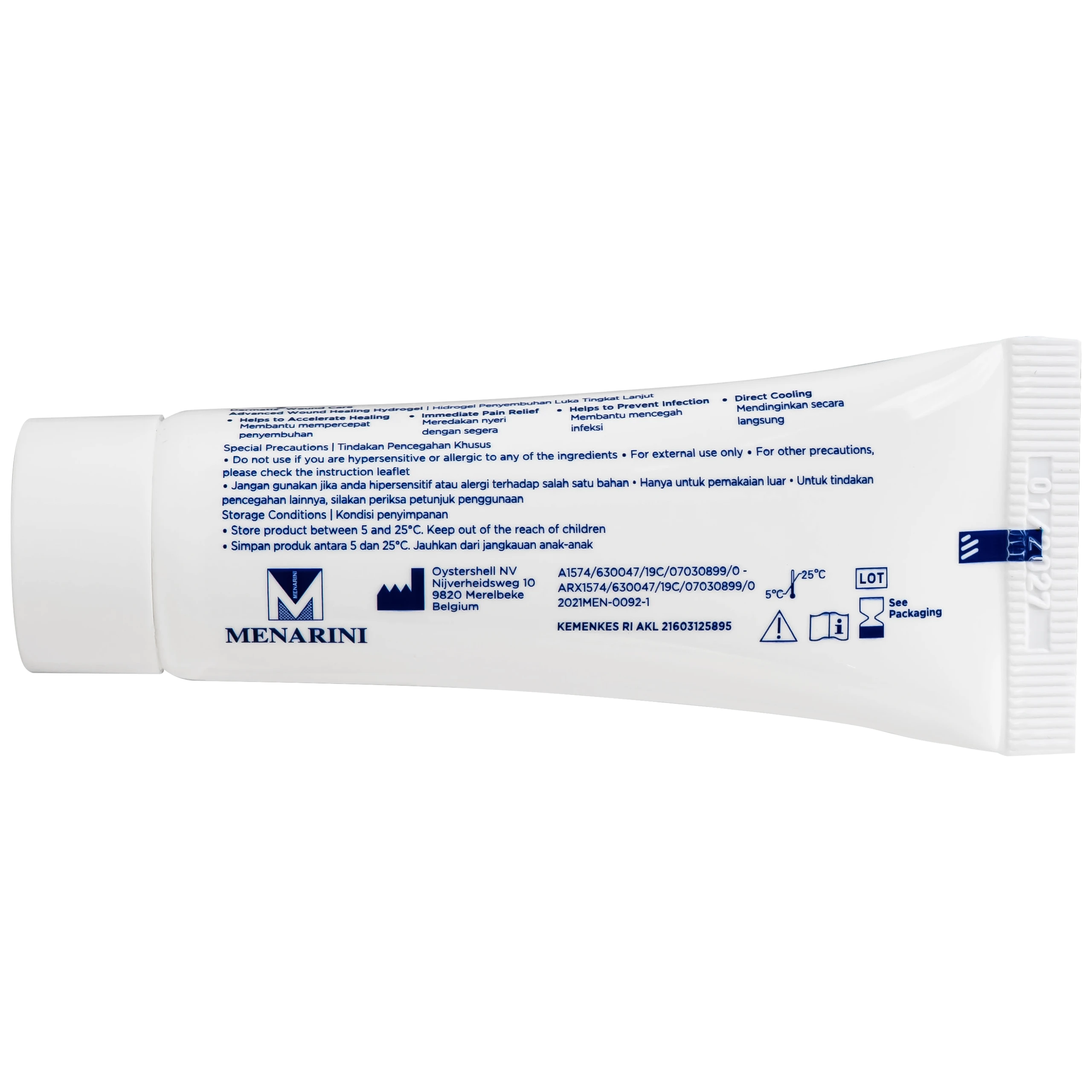 Gel bôi vết thương hở Dermatix Wound Care Menarini giúp làm lành nhanh vết thương và bỏng (Hộp 20g)