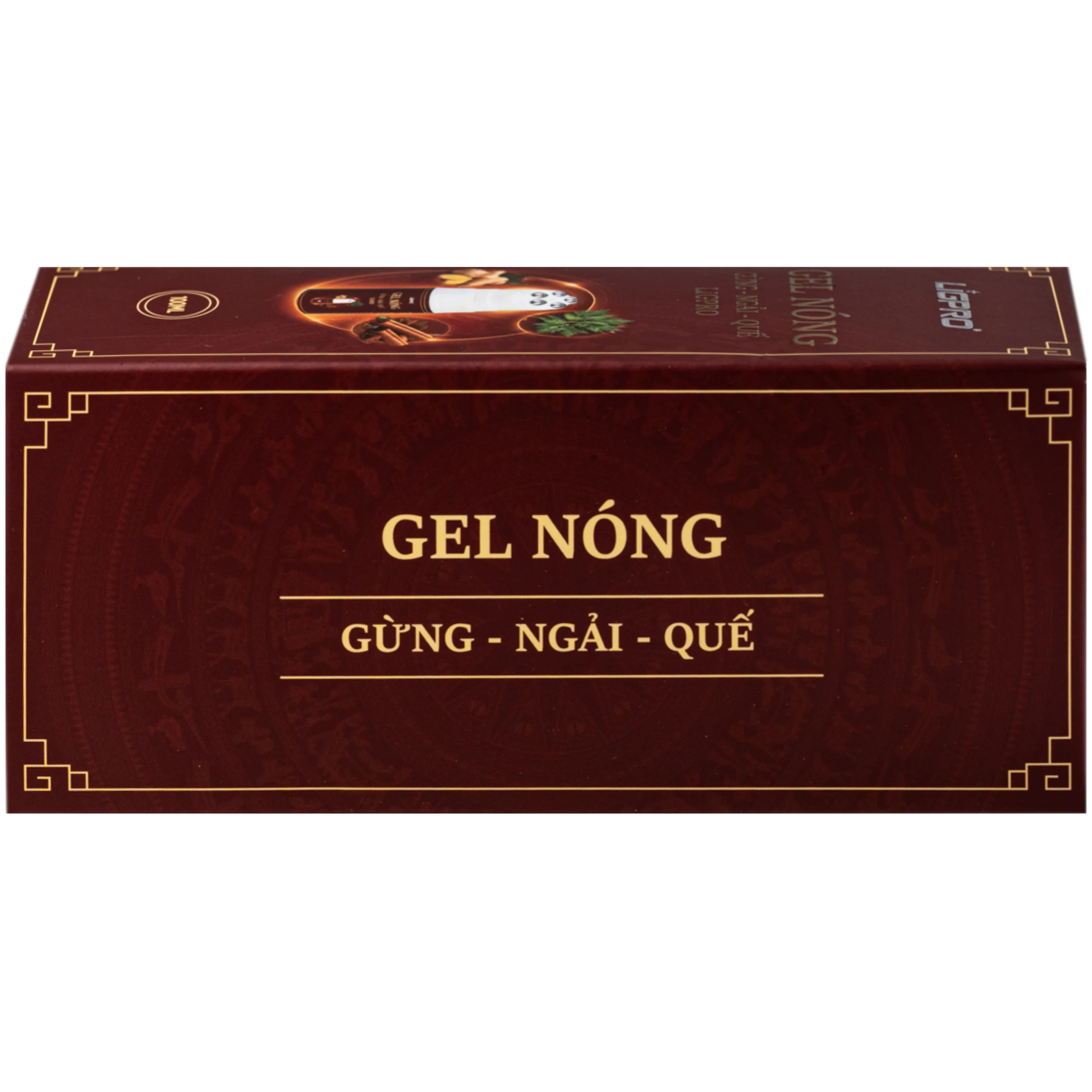 Gel nóng con lăn massage Gừng - Ngải - Quế Ligpro giúp làm ấm, giảm đau nhức, thư giãn cơ bắp (100ml) 9