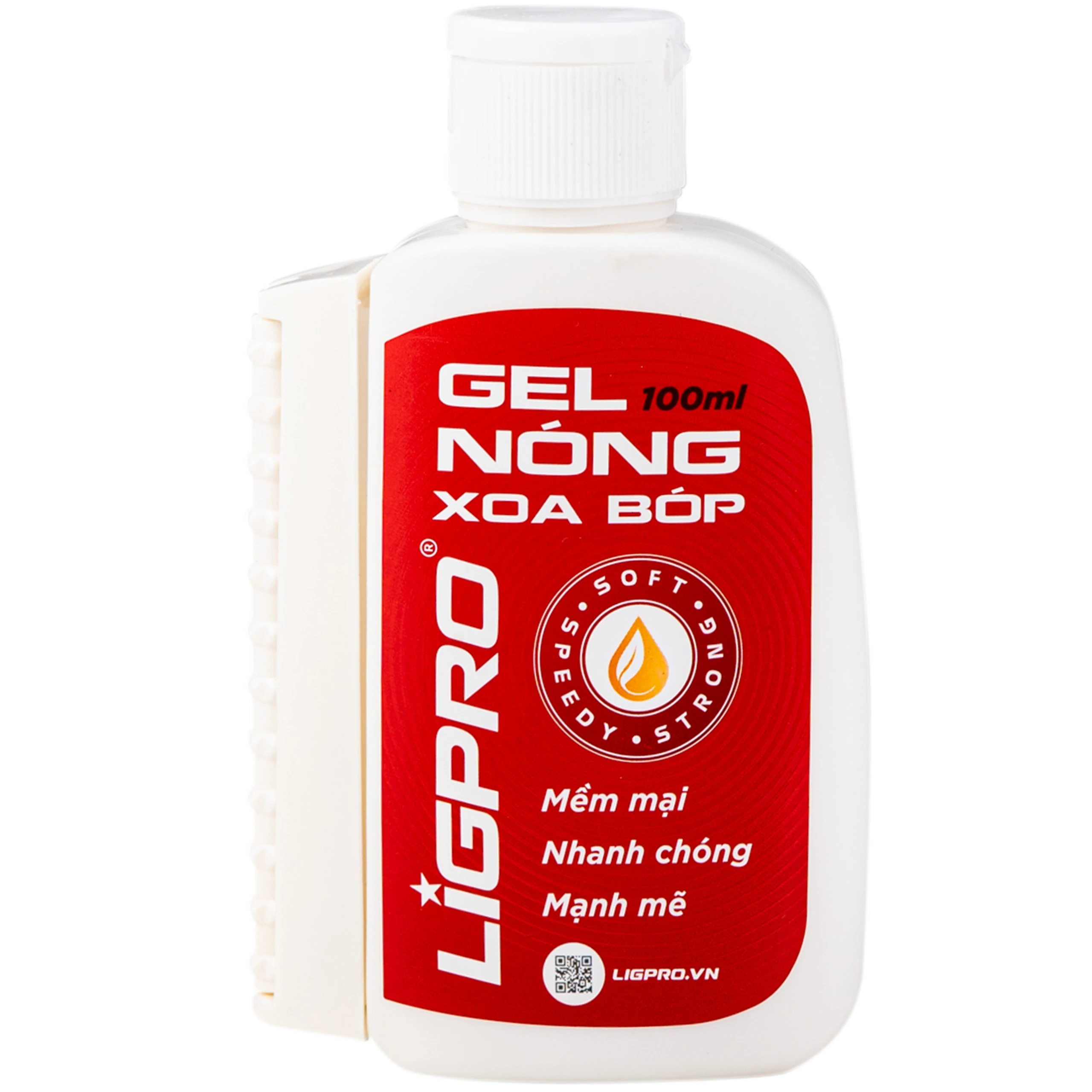 Gel nóng xoa bóp Ligpro hỗ trợ giảm đau cơ xương khớp, thư giãn cơ bắp (Thảo dược thiên nhiên) (100ml) 9