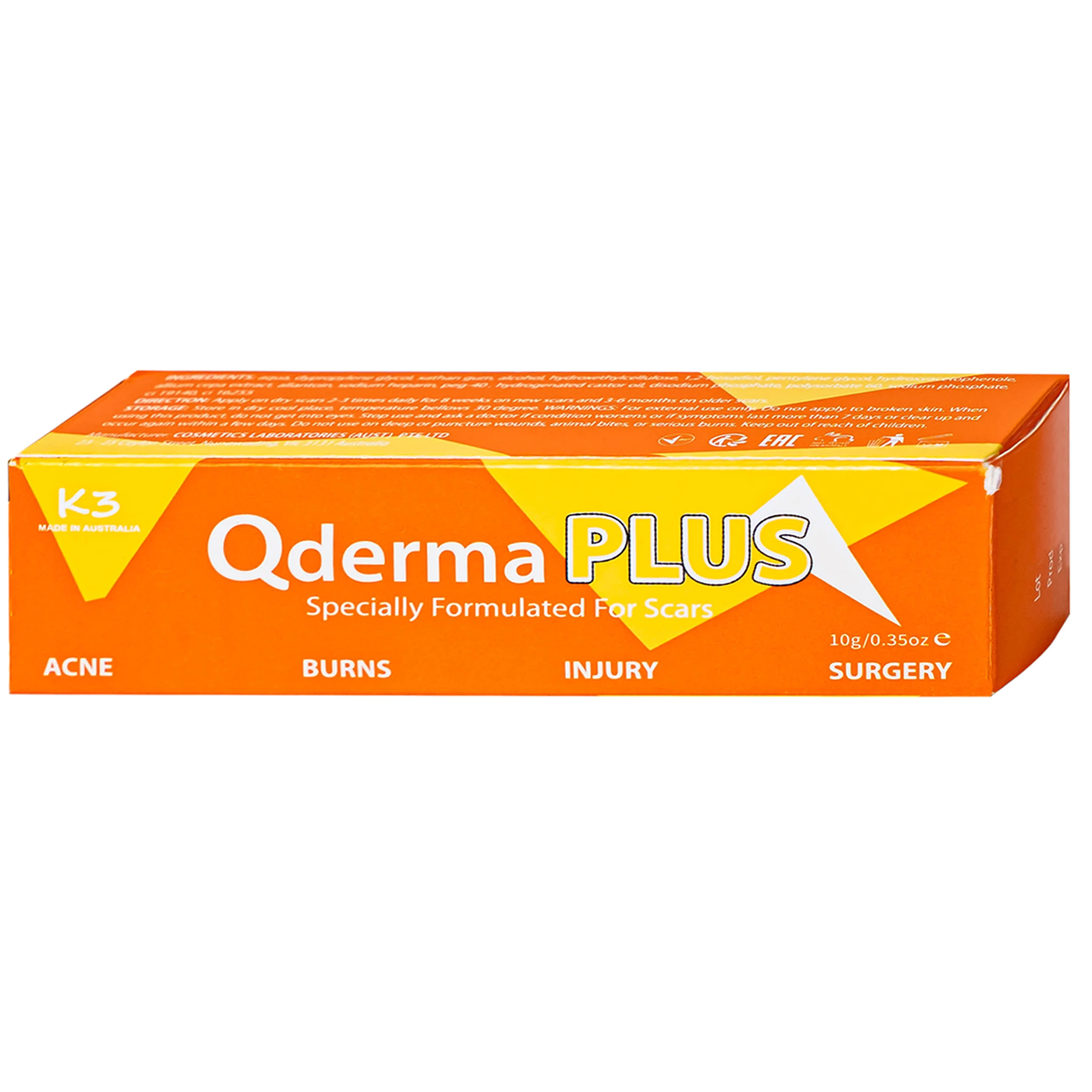 Gel phục hồi da Qderma plus giúp cải thiện tình trạng sẹo (10g)