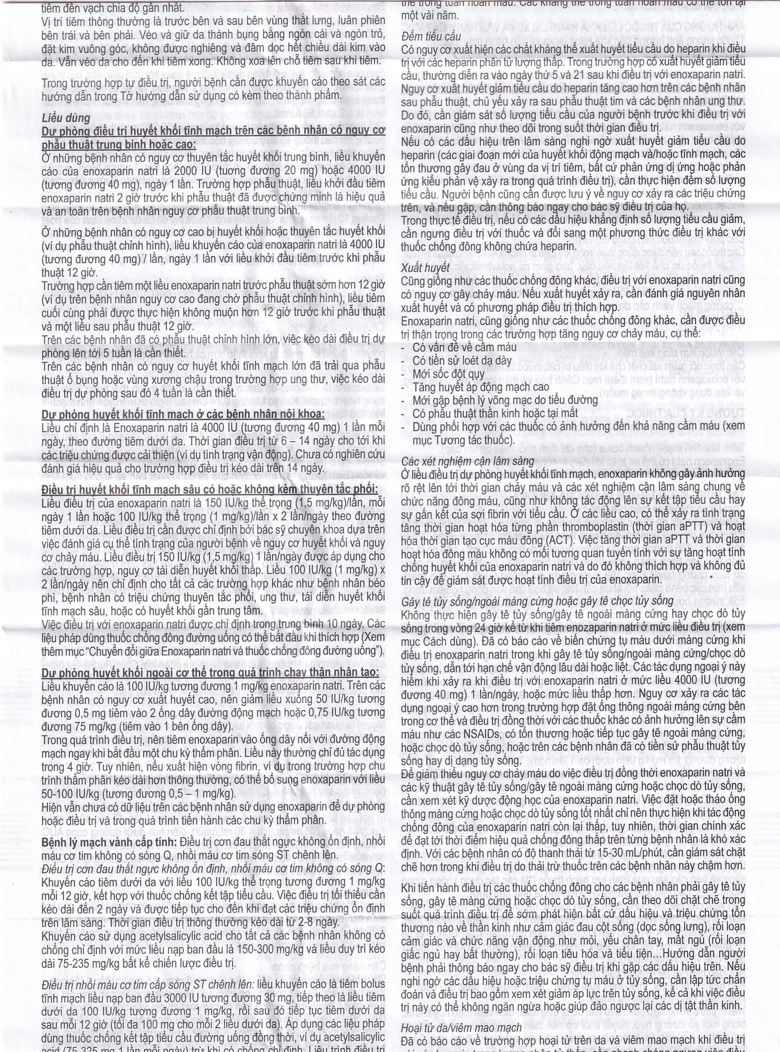 Thuốc tiêm Gemapaxane 4000/0.4ml Italfarmaco dự phòng huyết khối tĩnh mạch (6 bơm tiêm)