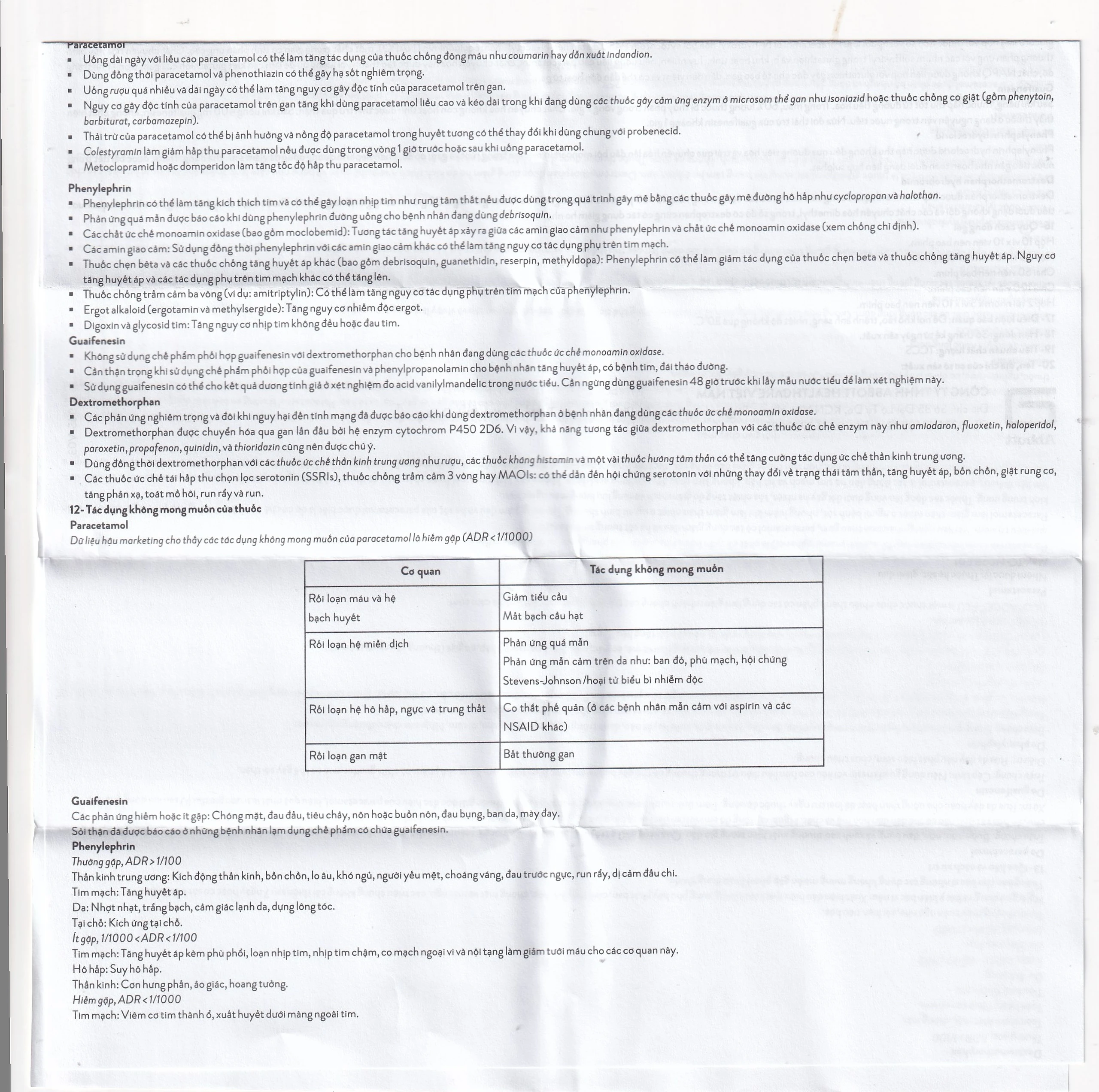 Thuốc Glotadol Flu Glomed hỗ trợ hạ sốt và long đàm (10 vỉ x 10 viên)