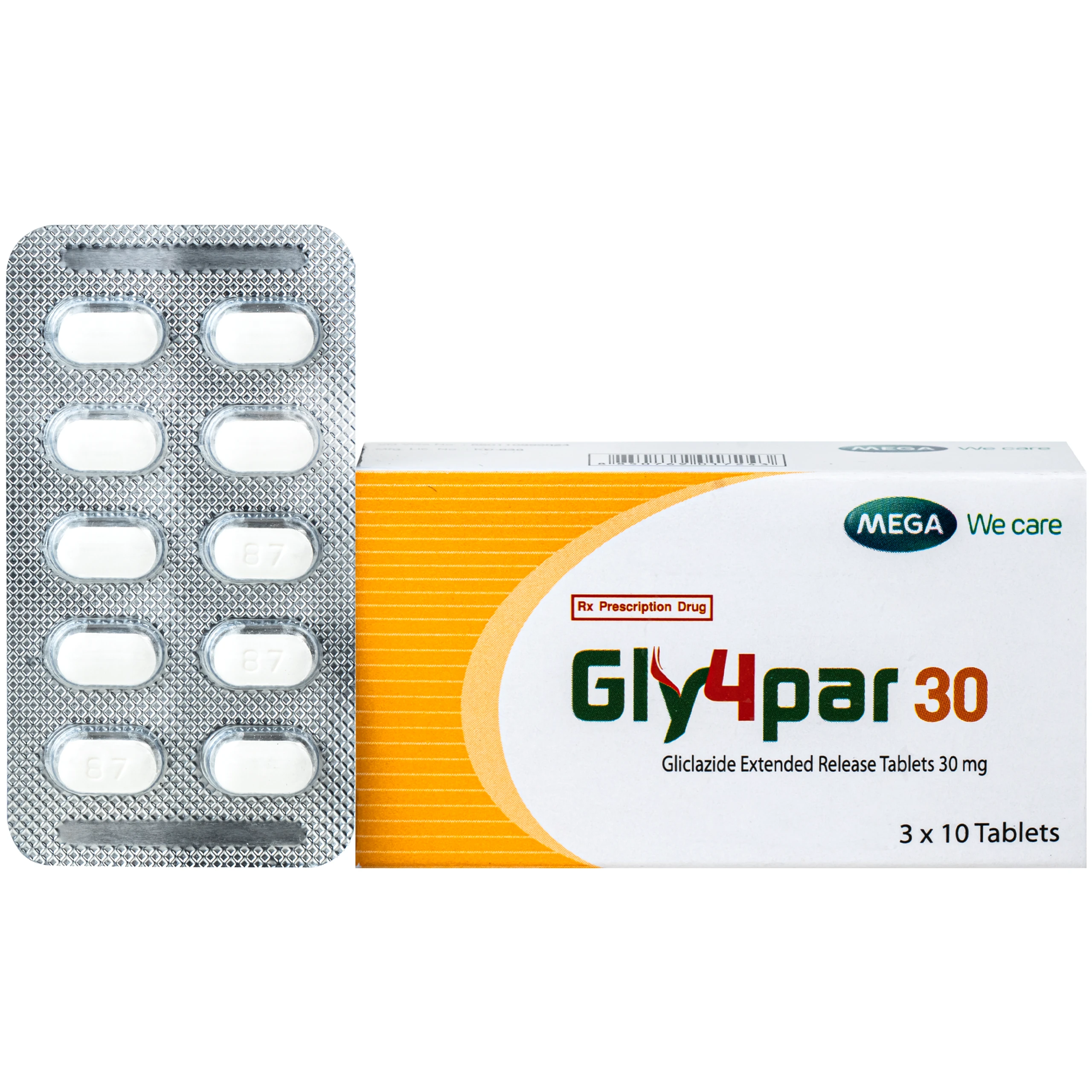 Thuốc Gly4par 30 Inventia Healthcare điều trị bệnh tiểu đường (3 vỉ x 10 viên) 1