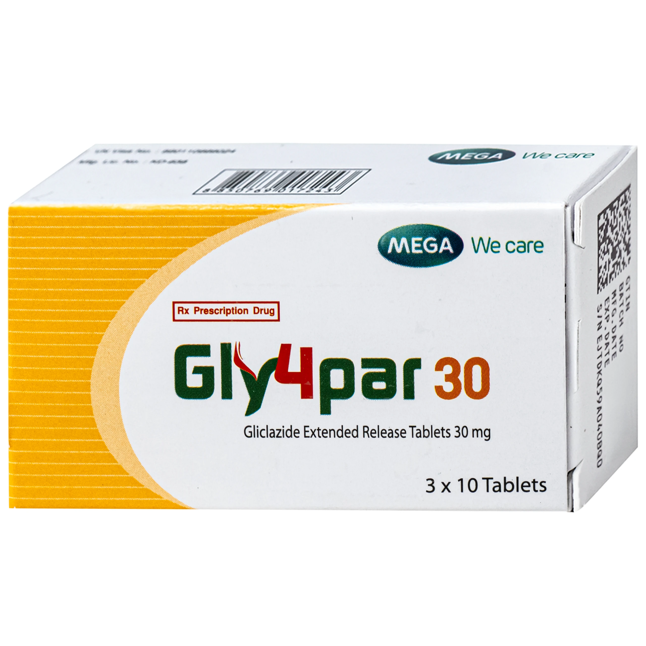 Thuốc Gly4par 30 Inventia Healthcare điều trị bệnh tiểu đường (3 vỉ x 10 viên) 2