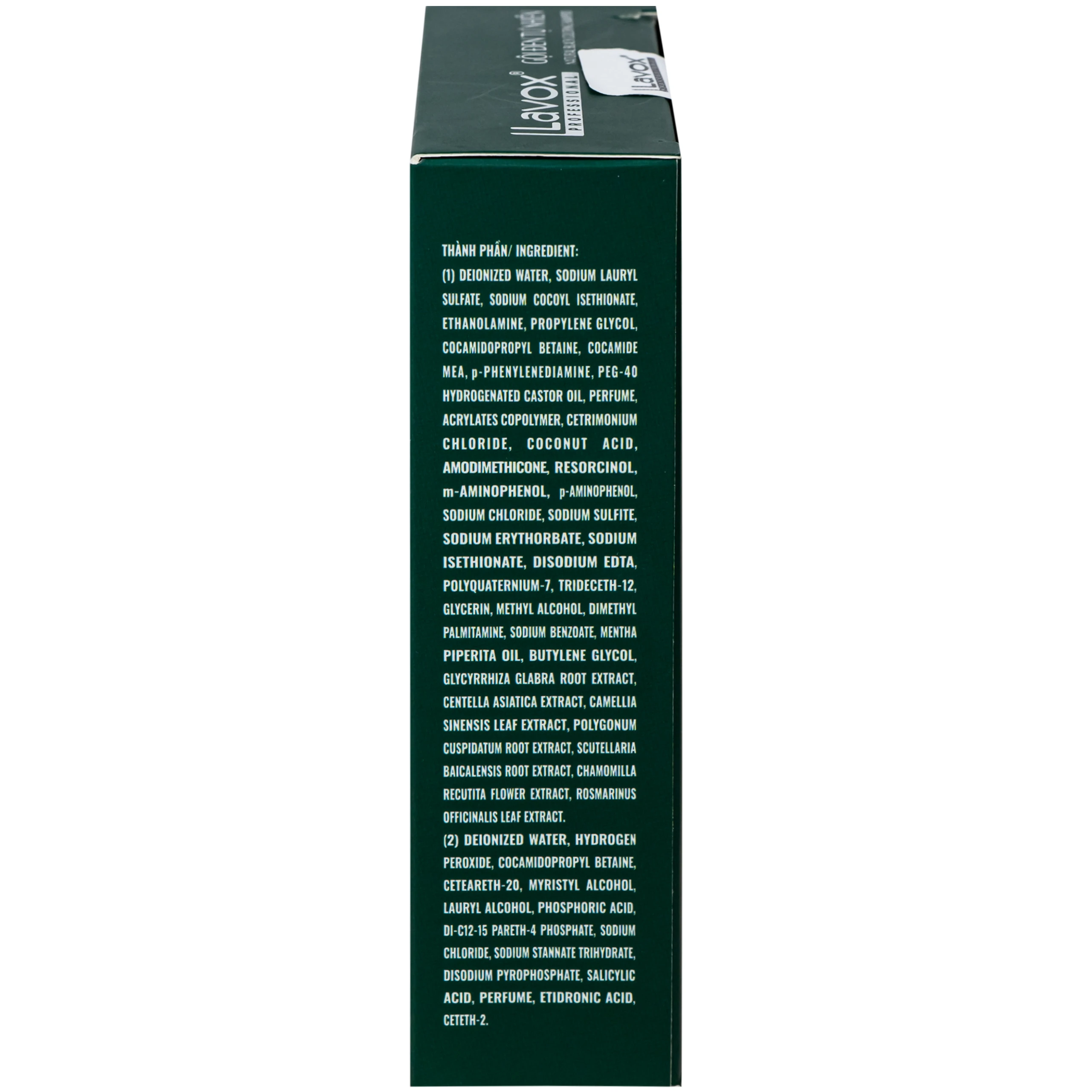 Gội phủ bạc đen tự nhiên Lavox (3 gói x 30ml) 5